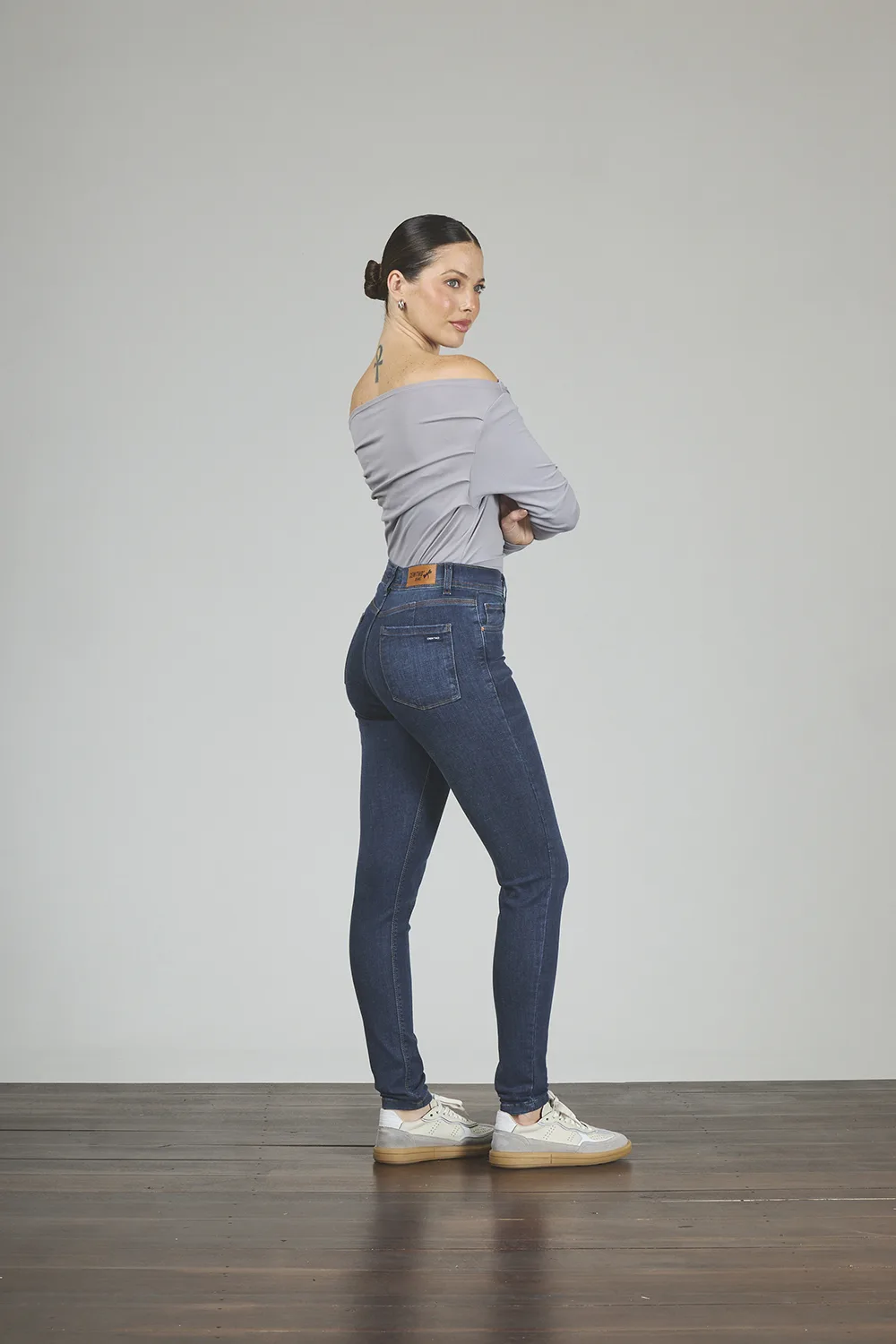 Alternative view of ART. 109 | GISEL AZUL PULIDO ELASTIZADO