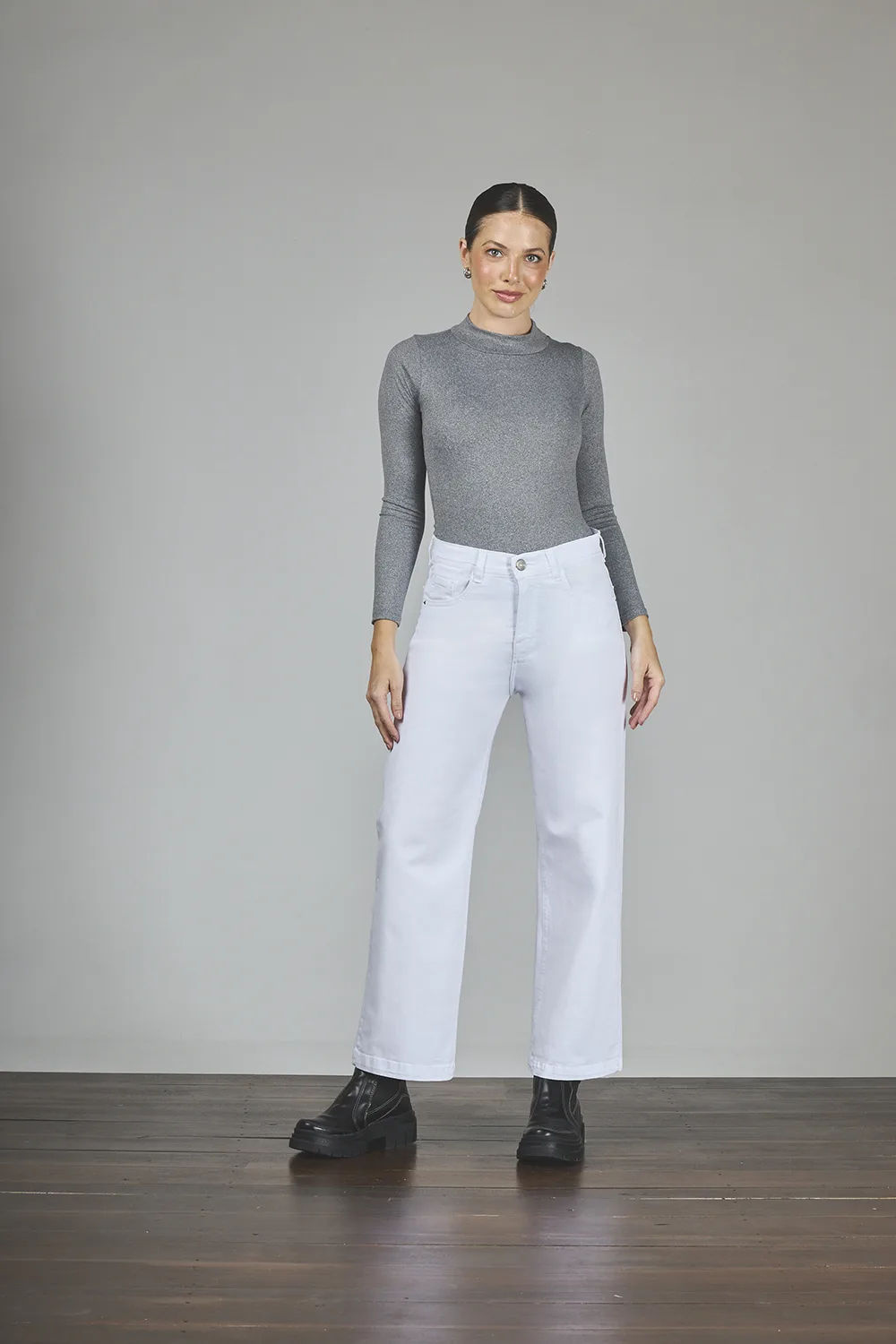 ART. 148 | CROP WIDE LEG BLANCO ELASTIZADO