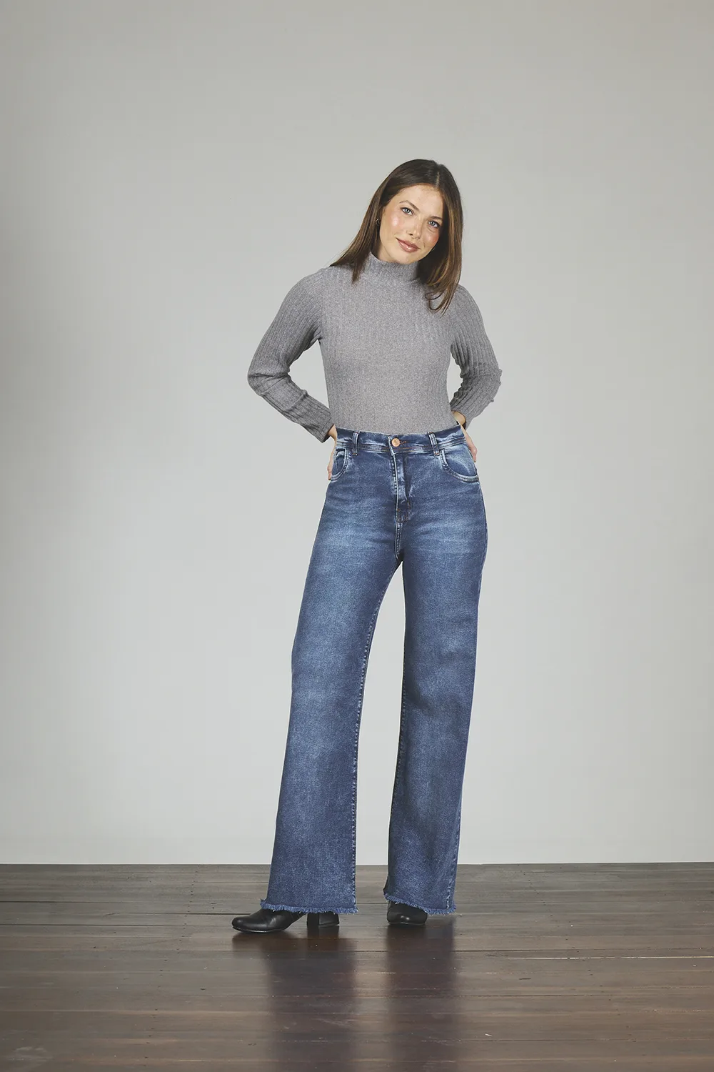 ART. 229 | WIDE LEG BOTA DESFLECADO ELASTIZADO