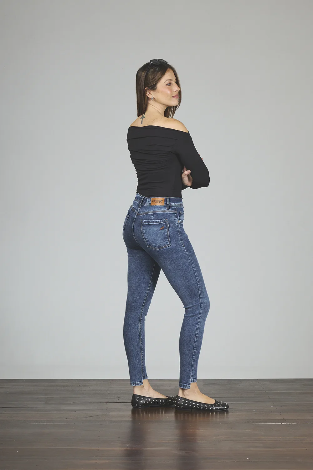 Alternative view of ART. 237 | TRAPEADO BOLSILLO PULIDO BOTA DESIGUAL ELASTIZADO