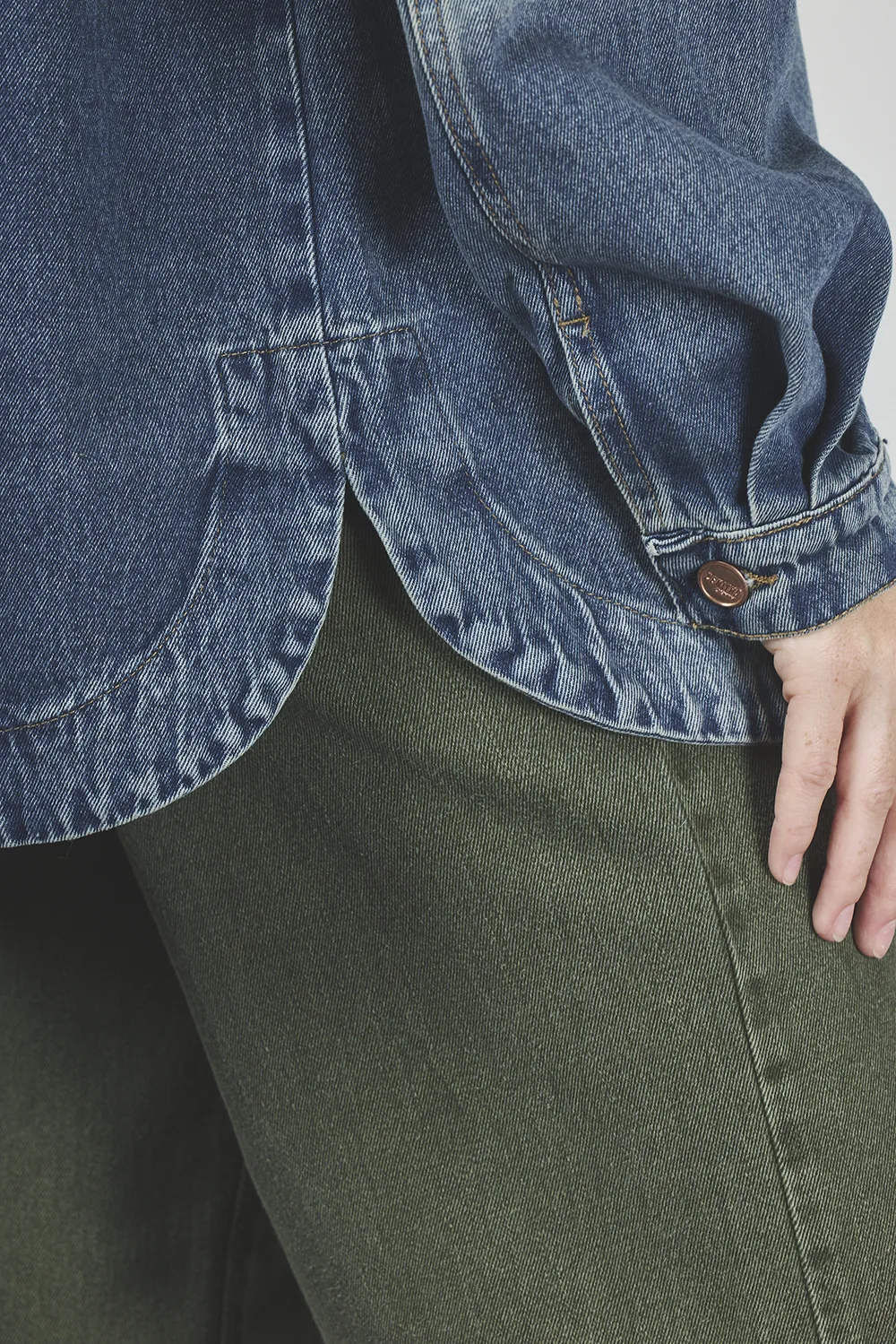 ART. 296 | CAMISACO OVERSIZE DE JEANS ÓXIDO RÍGIDO - Imagen 3