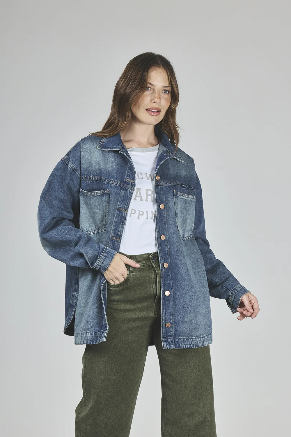 ART. 296 | CAMISACO OVERSIZE DE JEANS ÓXIDO RÍGIDO - Imagen 4