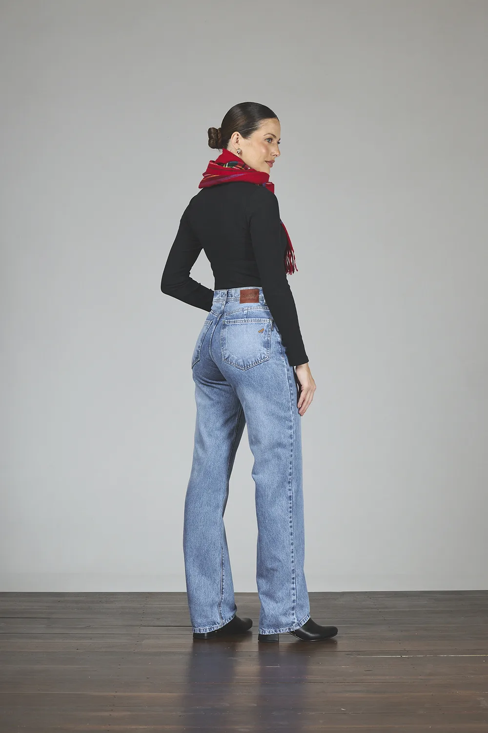 Alternative view of ART. 307 | RECTO CELESTE CLÁSICO RÍGIDO