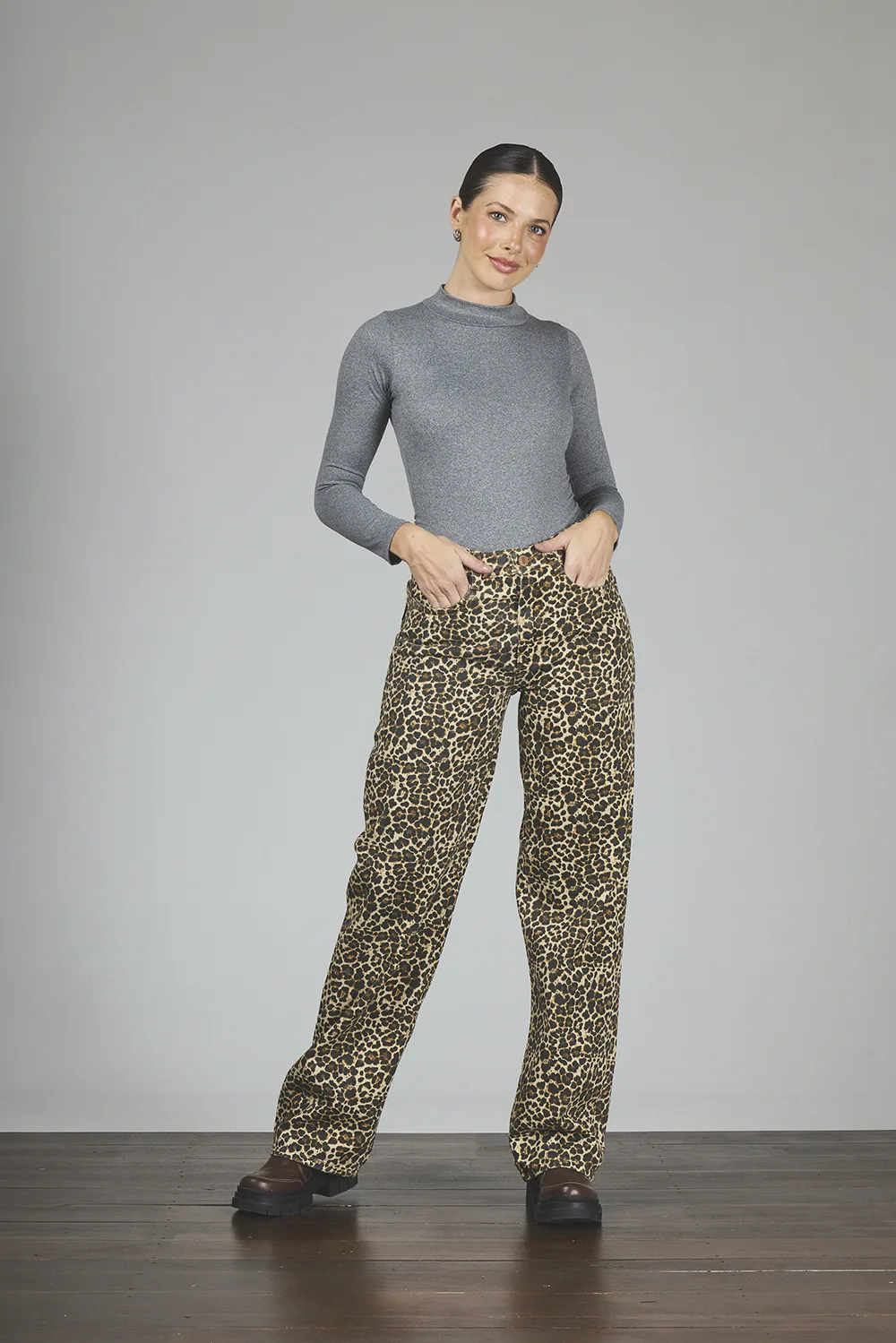 ART. 311 | WIDE LEG ANIMAL PRINT RIGIDO