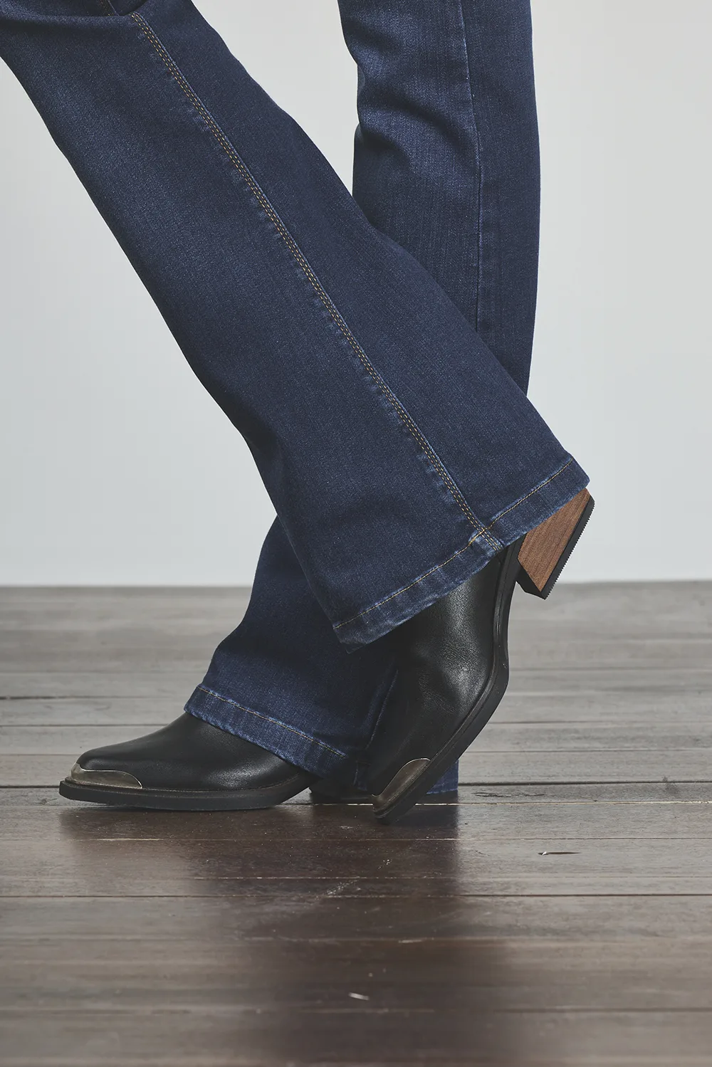 ART. 315 | SEMI OXFORD AZUL CON RUEDO ELASTIZADO - Imagen 6