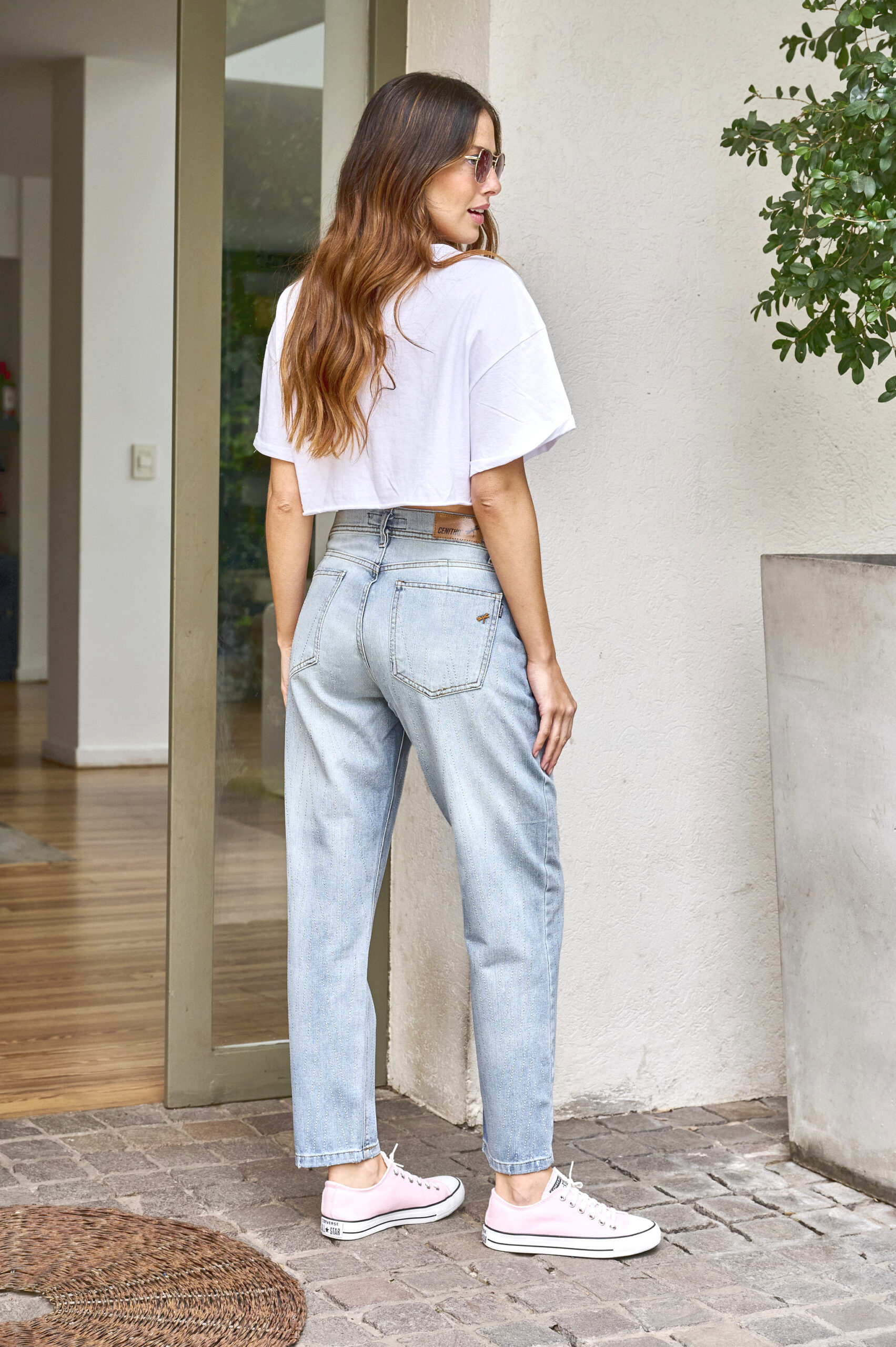 Alternative view of ART. 345 | MOM CELESTE CON STRASS ADELANTE Y ATRÁS RÍGIDO