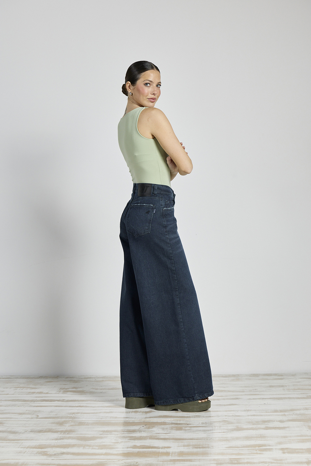 Alternative view of ART. 362 | MAXI BAGGY CLÁSICO BLUE BLACK RÍGIDO