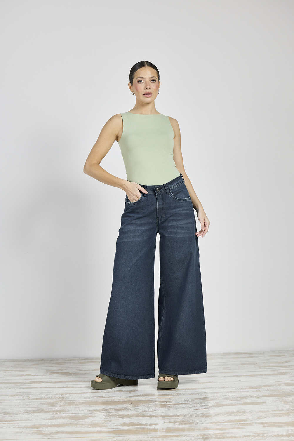 ART. 362 | MAXI BAGGY CLÁSICO BLUE BLACK RÍGIDO