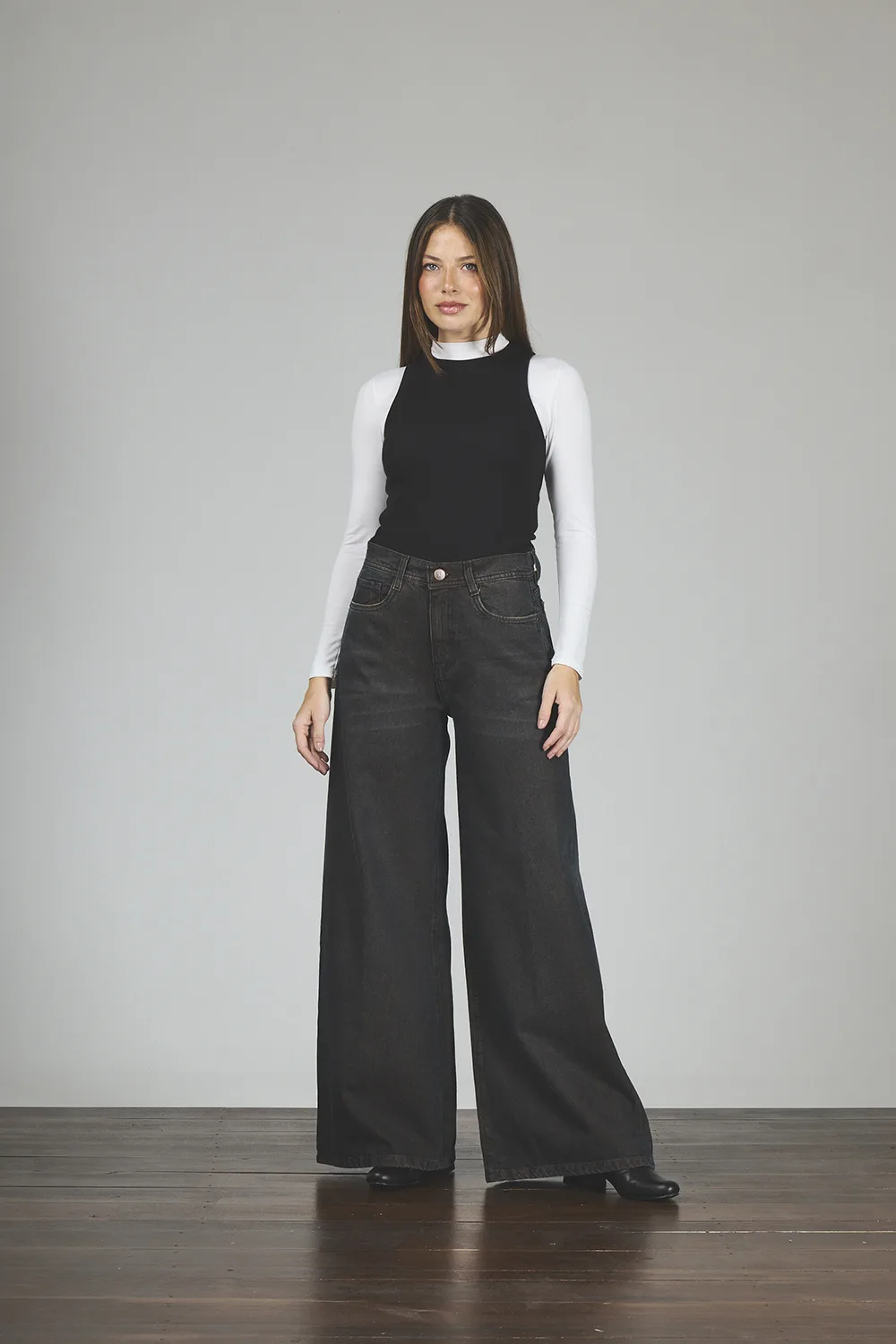 ART. 373 | MAXI BAGGY CLÁSICO VINTAGE MARRÓN RÍGIDO