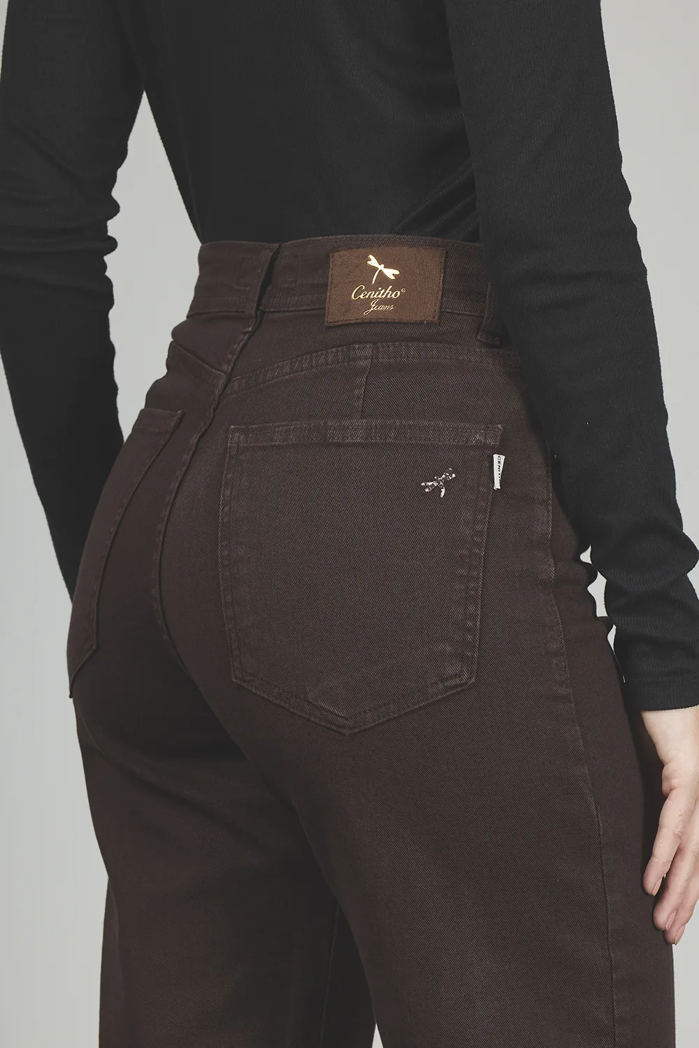 ART. 378 | WIDE LEG CLÁSICO CHOCOLATE ELASTIZADO - Imagen 5