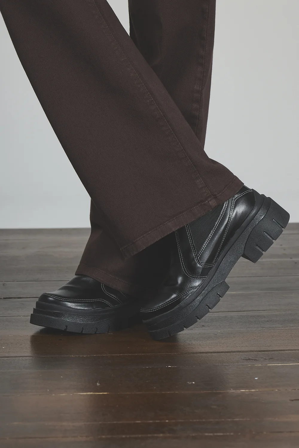 ART. 378 | WIDE LEG CLÁSICO CHOCOLATE ELASTIZADO - Imagen 6