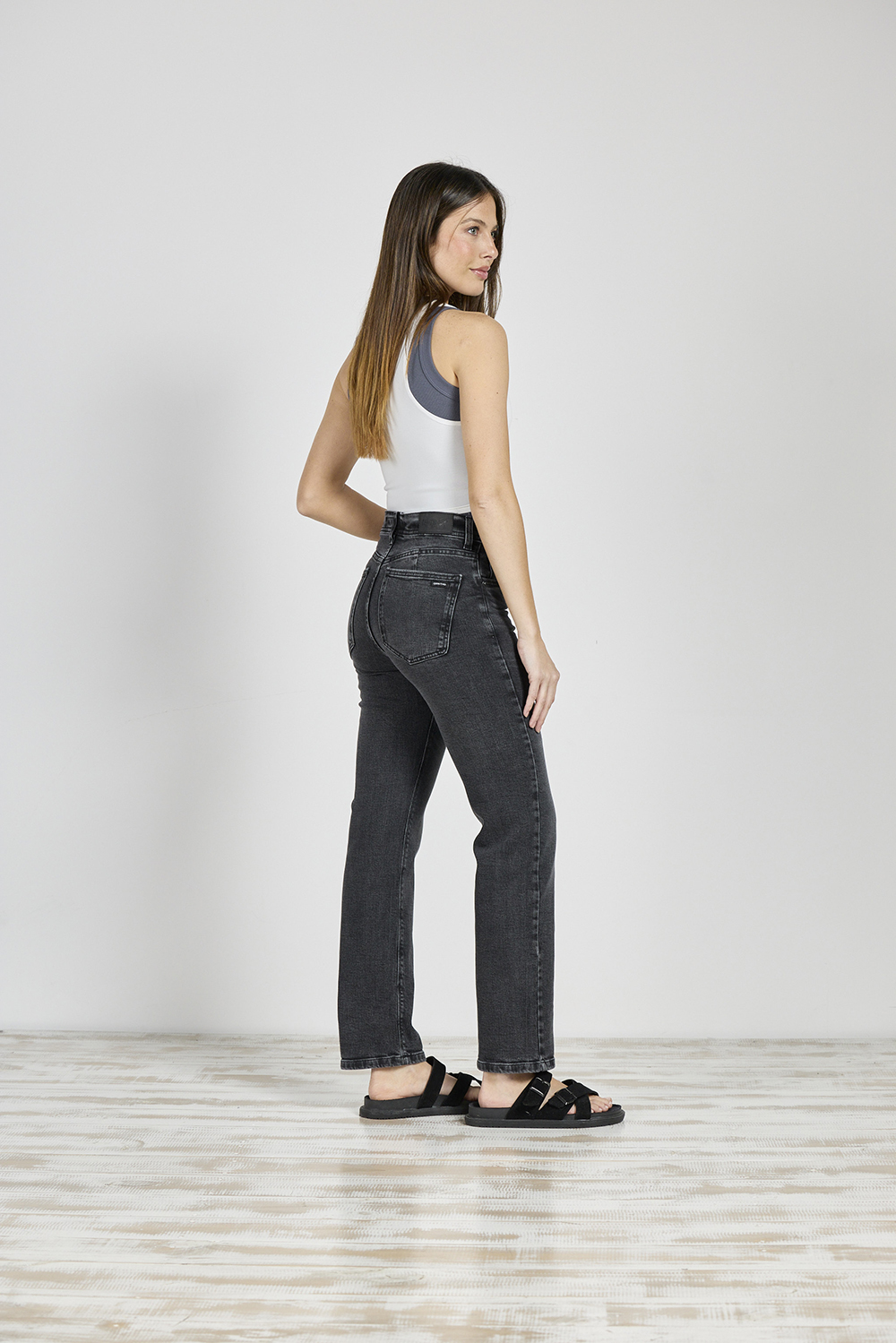 Alternative view of ART. 386 | RECTO NEGRO HUMO CLÁSICO ELASTIZADO