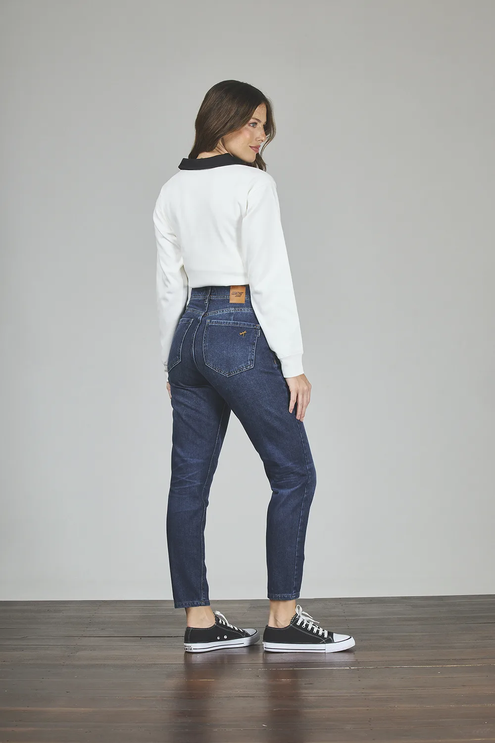 Alternative view of ART. 387 | MOM CLÁSICO AZUL CON BIGOTE RÍGIDO