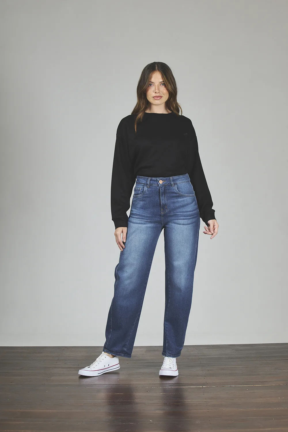 ART. 398 | MOM STONE CON RECORTE ELASTIZADO - Imagen 3