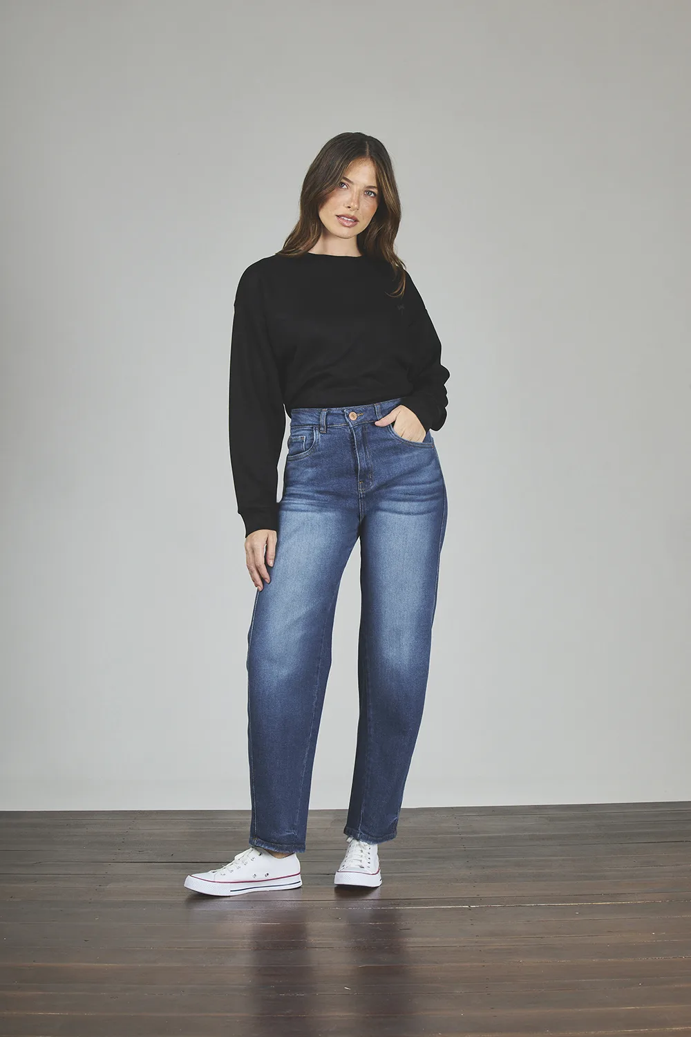 ART. 398 | MOM STONE CON RECORTE ELASTIZADO - Imagen 5