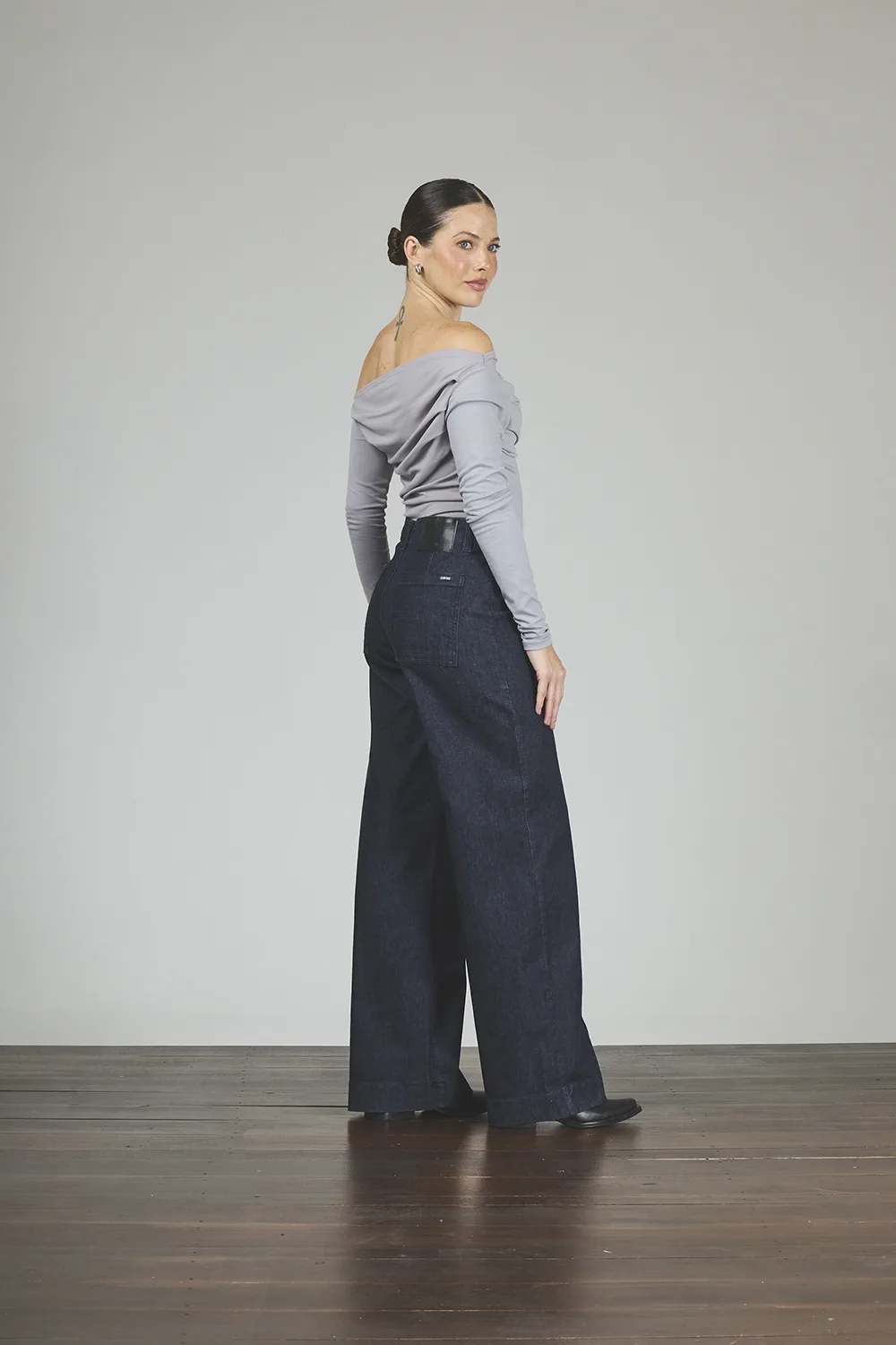 Alternative view of ART. 401 | BAGGY AZUL CON ALFORZA ELASTIZADO