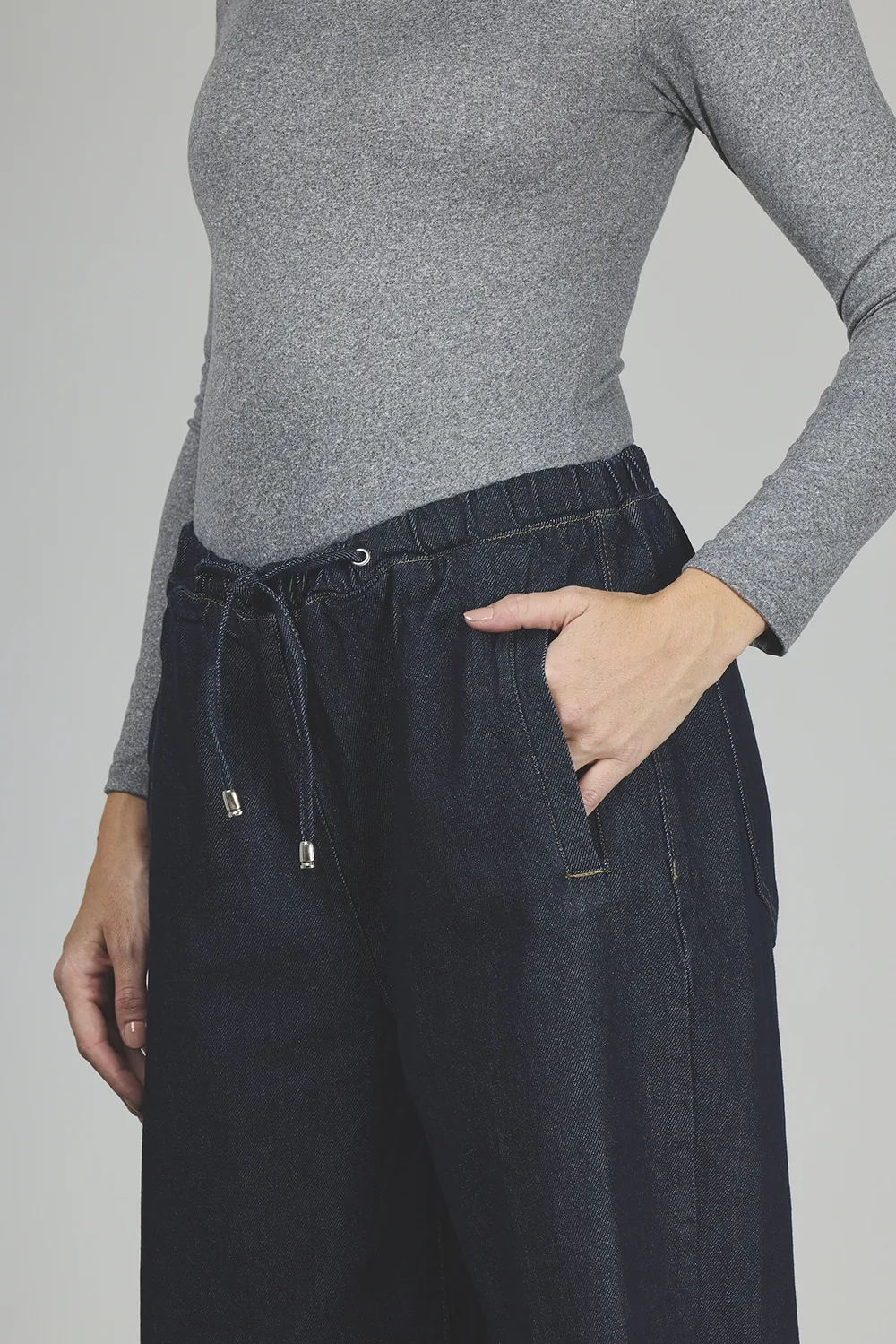 ART. 402 | BAGGY AZUL CINTURA CON ELASTICO RÍGIDO - Imagen 3