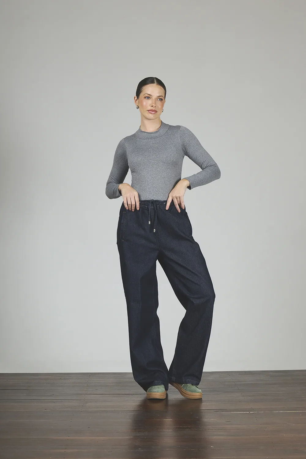 ART. 402 | BAGGY AZUL CINTURA CON ELASTICO RÍGIDO - Imagen 4