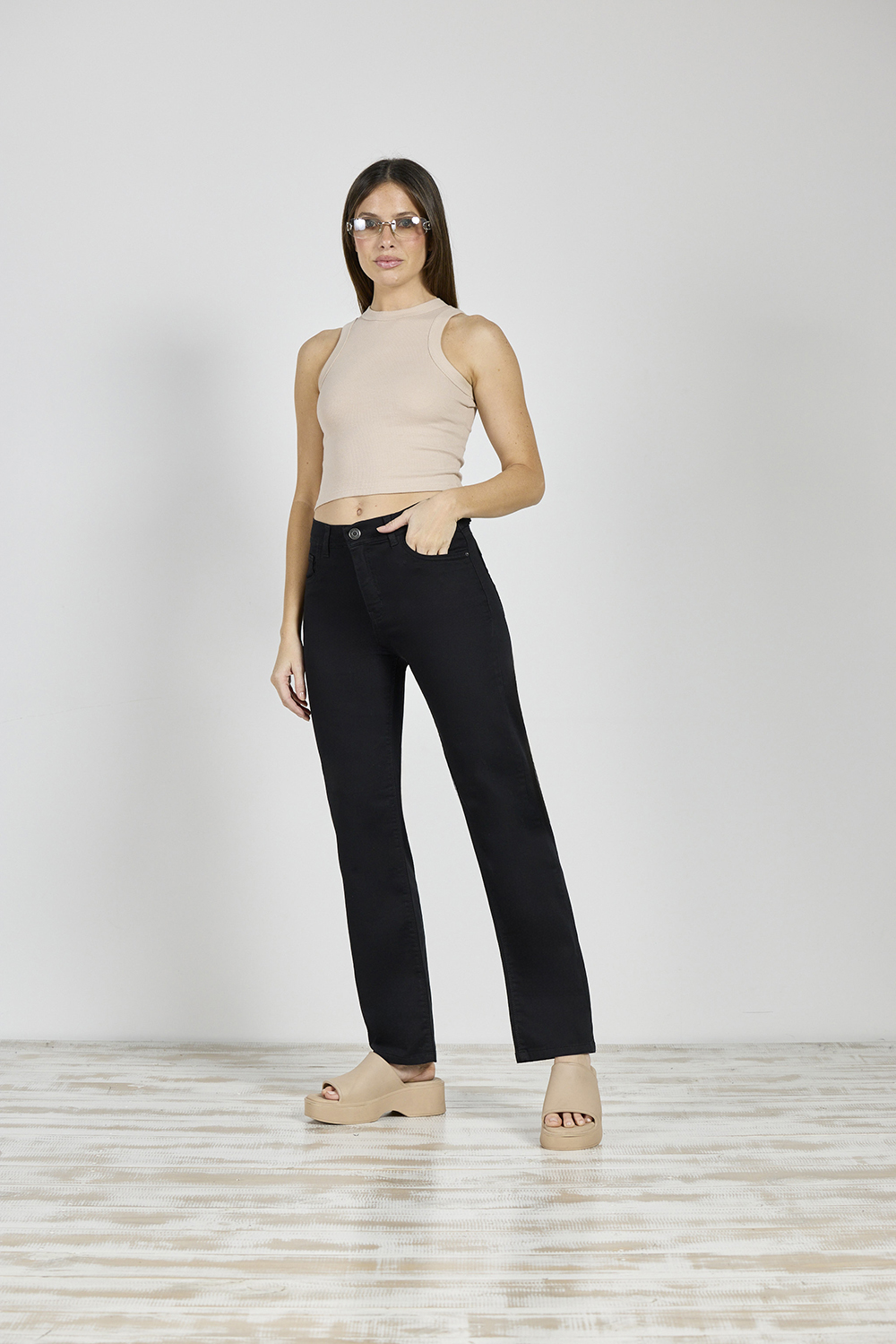 ART. 404 | RECTO NEGRO CLÁSICO ELASTIZADO