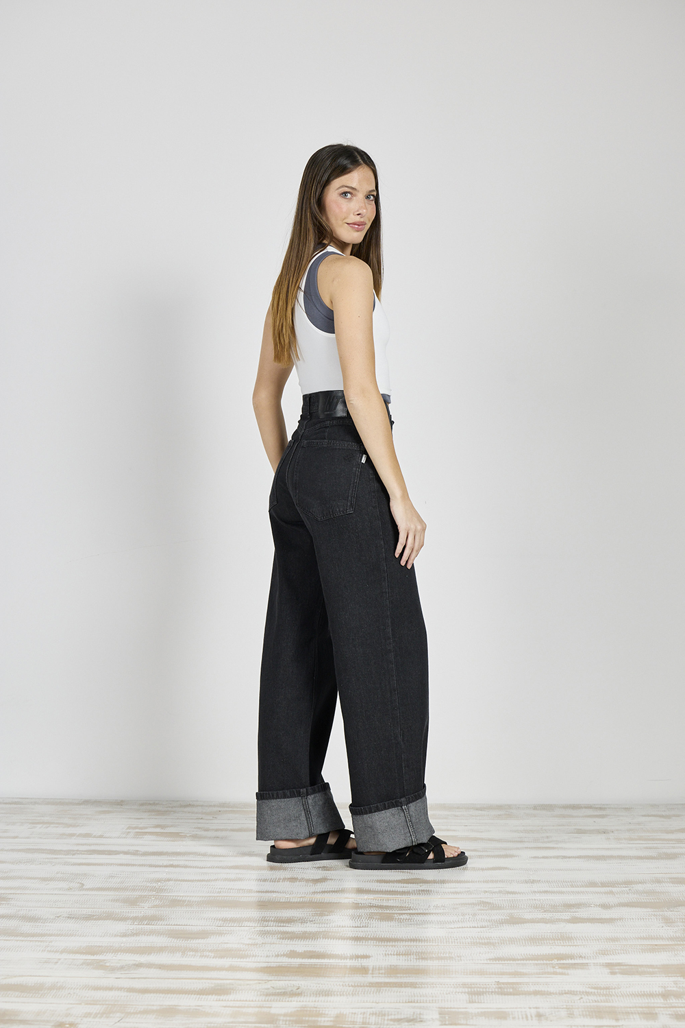 Alternative view of ART. 405 | BAGGY CLÁSICO NEGRO DESTROYER RÍGIDO