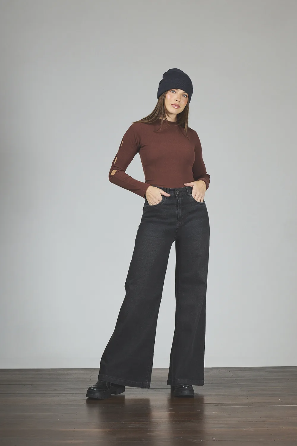 ART. 412 | MAXI BAGGY NEGRO DESTROYER CLÁSICO ELASTIZADO