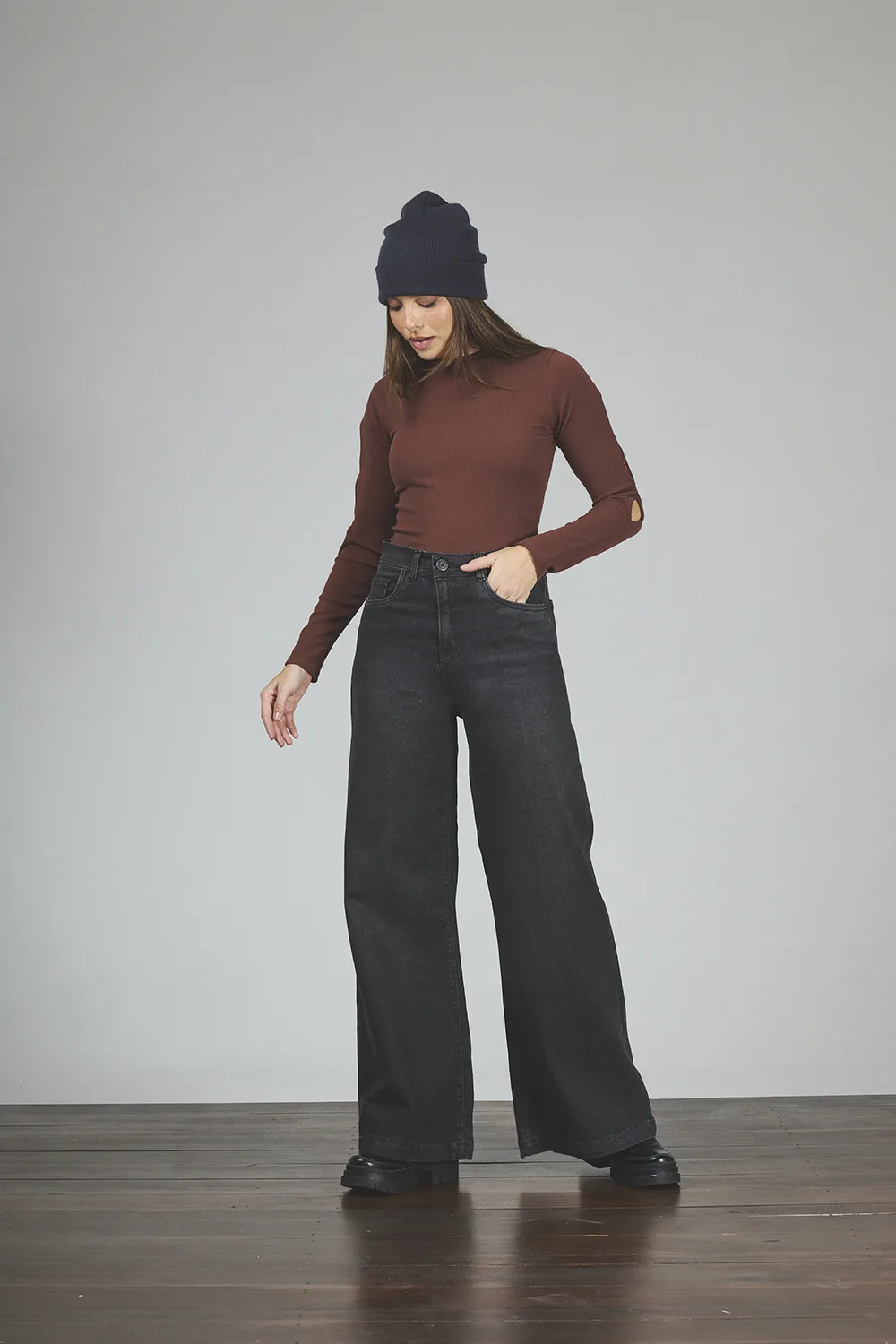 ART. 412 | MAXI BAGGY NEGRO DESTROYER CLÁSICO ELASTIZADO - Imagen 4