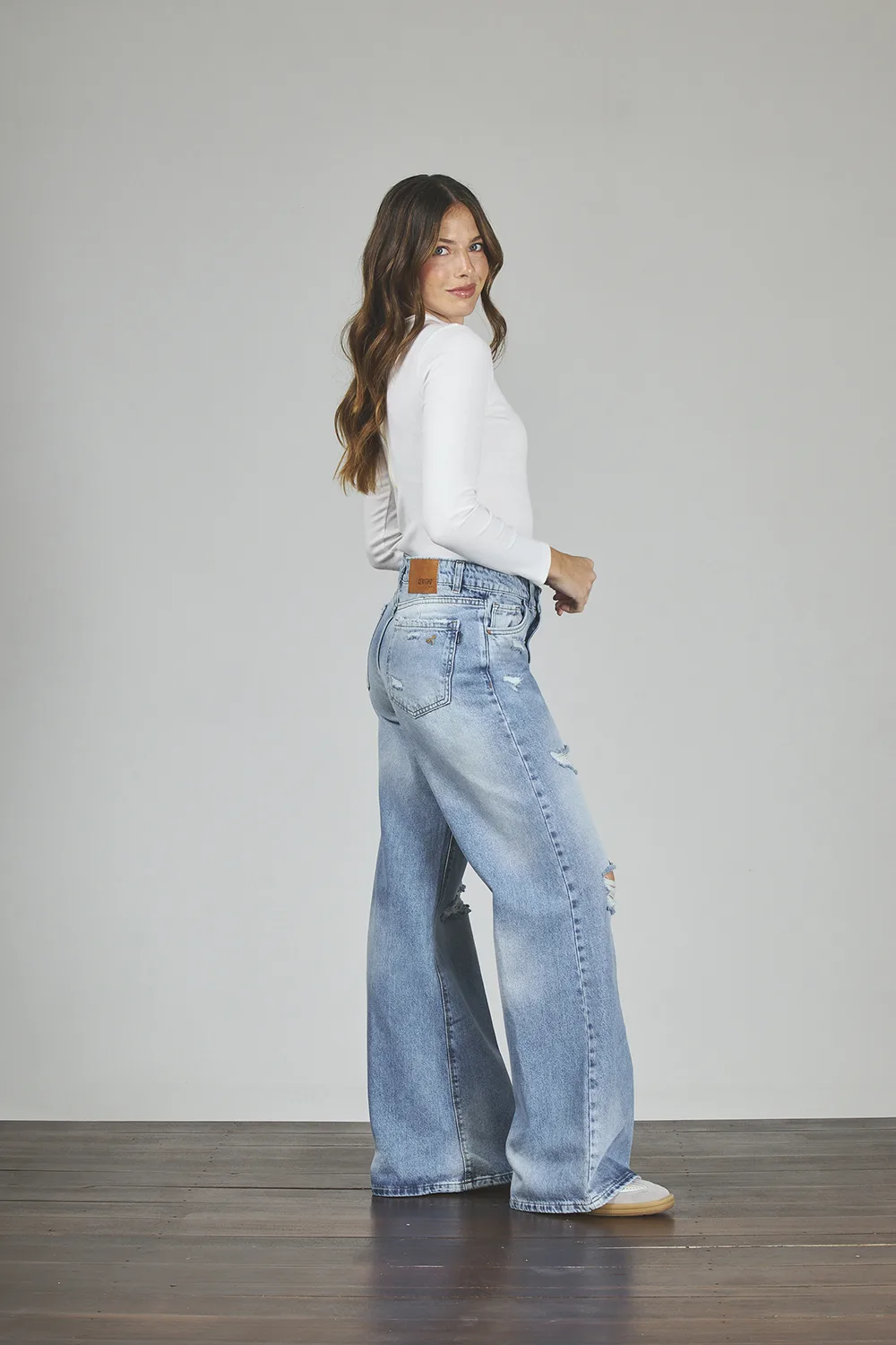 Alternative view of ART. 415 | WIDE LEG STONE CON ROTURA RÍGIDO