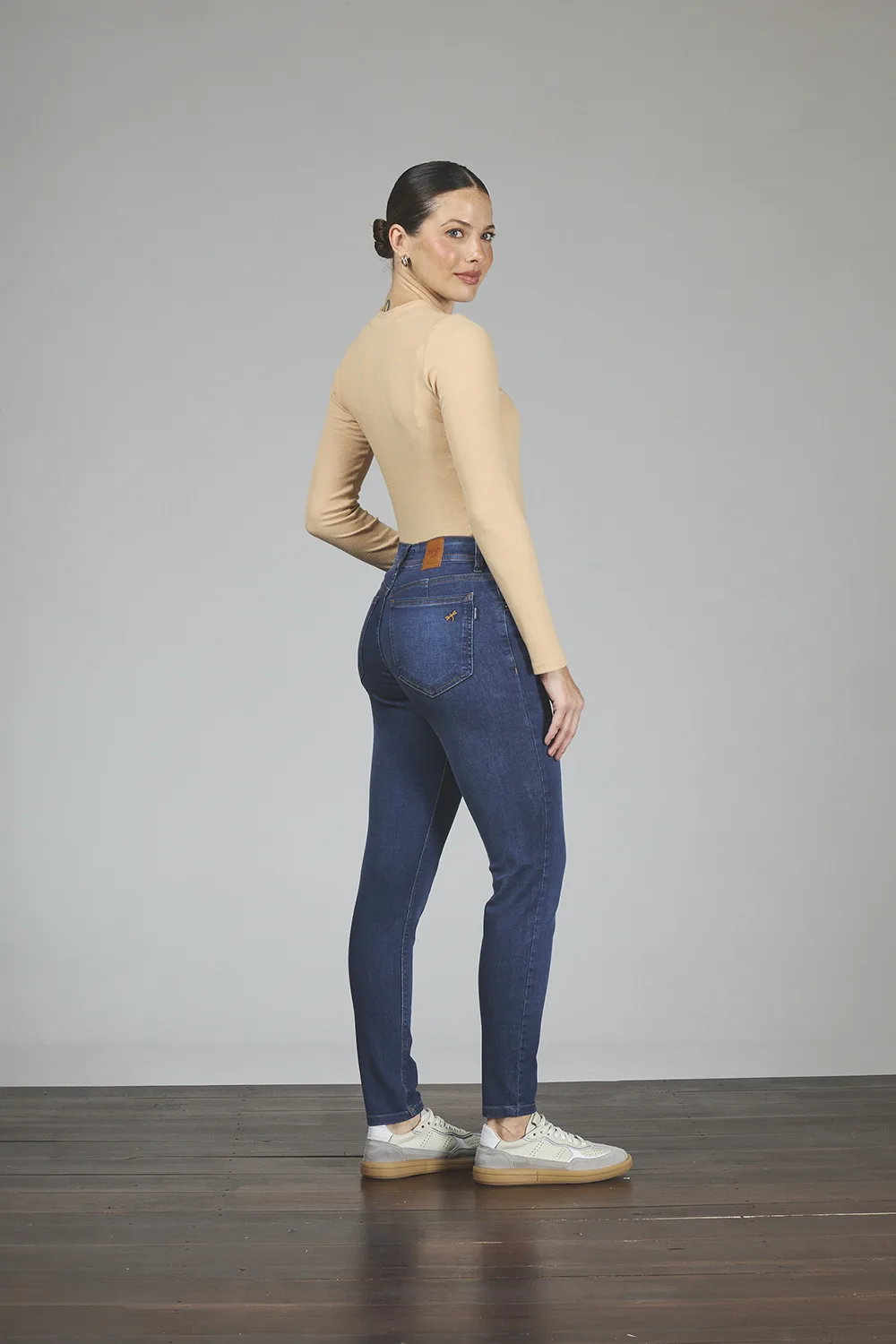 Alternative view of ART. 426 | AZUL CLÁSICO CON BIGOTE ELASTIZADO (CANDADO)