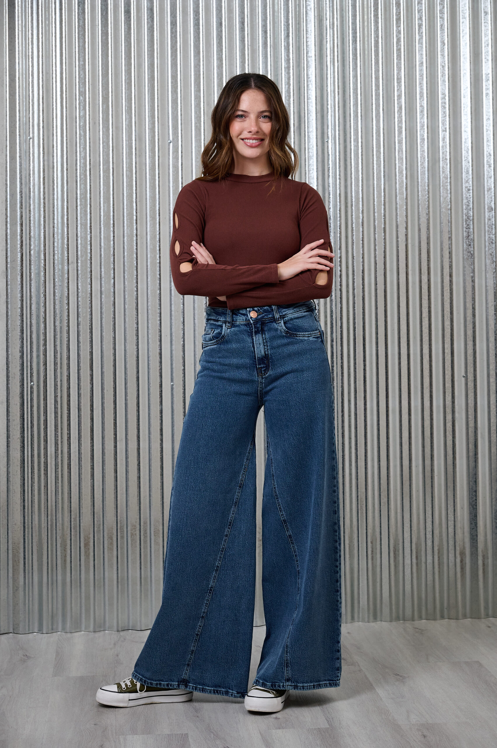 ART. 427 | MAXI BAGGY STONE OVERSIZE CON RECORTE ELASTIZADO