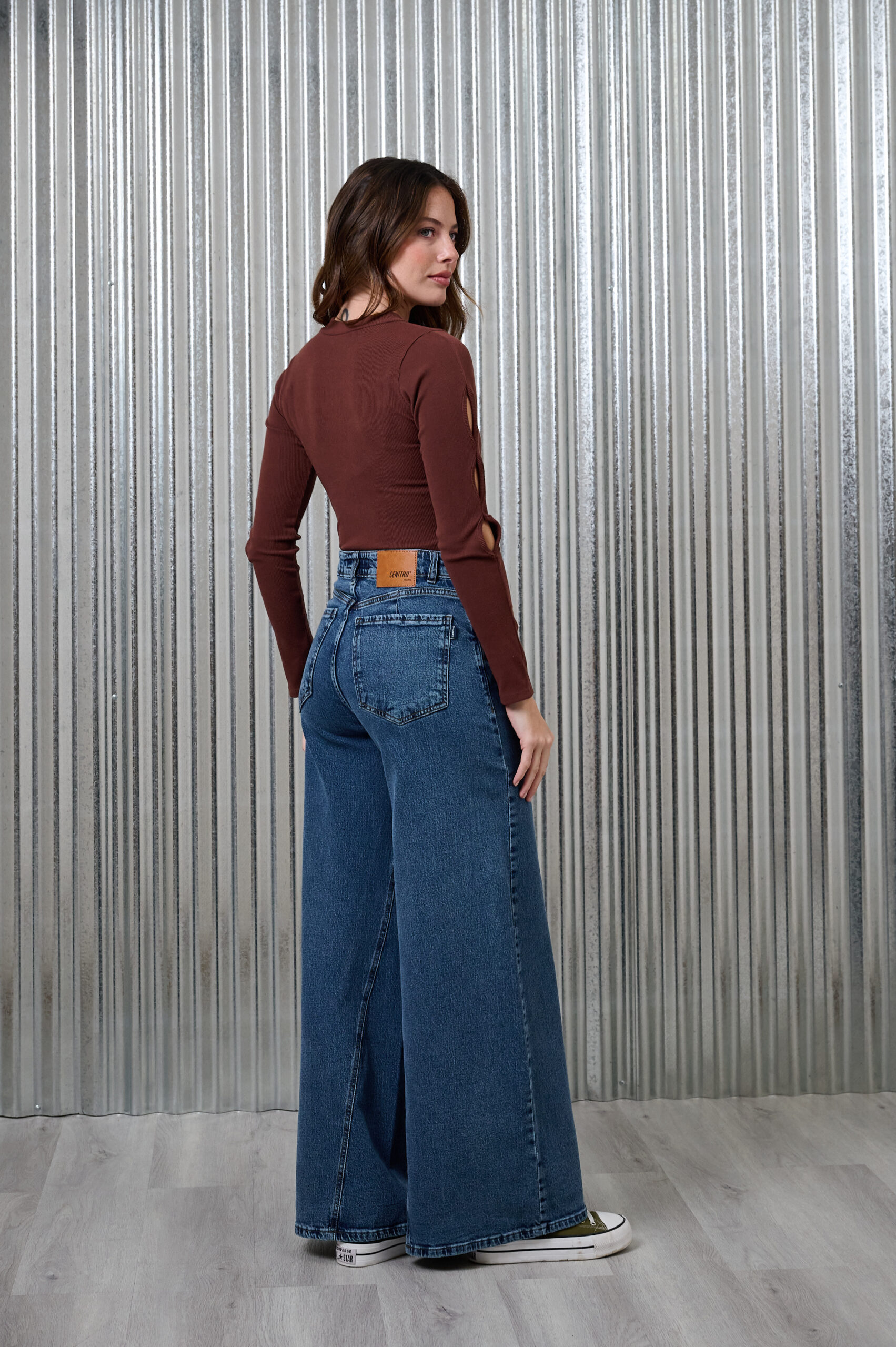 Alternative view of ART. 427 | MAXI BAGGY STONE OVERSIZE CON RECORTE ELASTIZADO