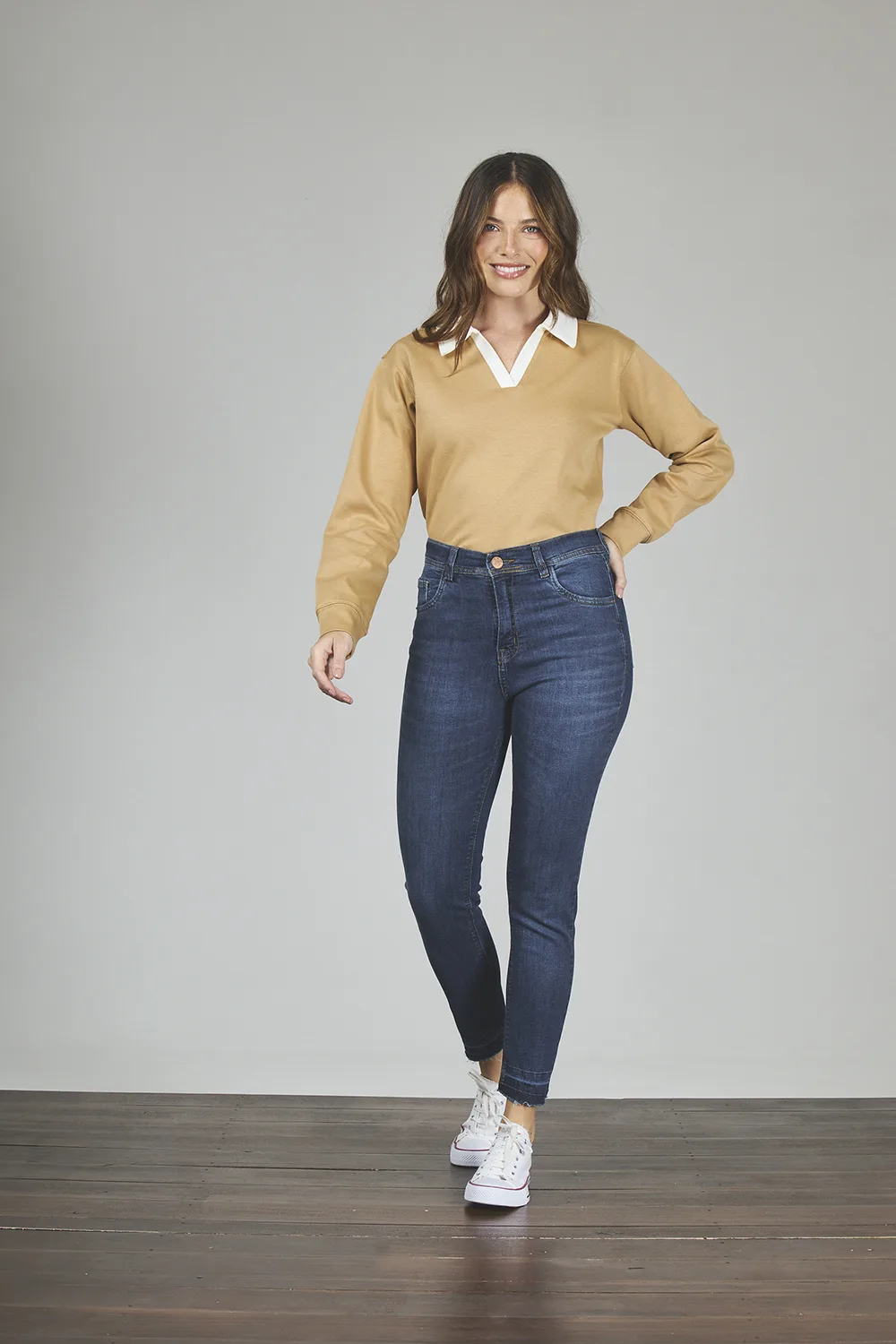 ART. 429 | AZUL CLÁSICO BOTA DESCOCIDA ELASTIZADO