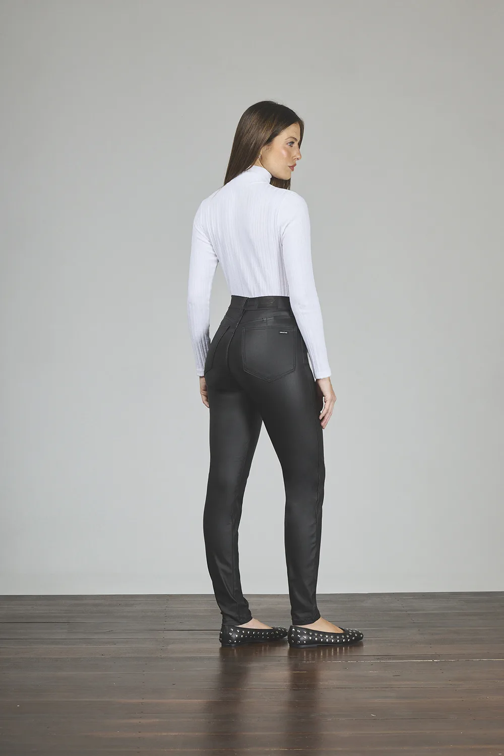 Alternative view of ART. 434 | NEGRO CHUPÍN ENGOMADO ELASTIZADO