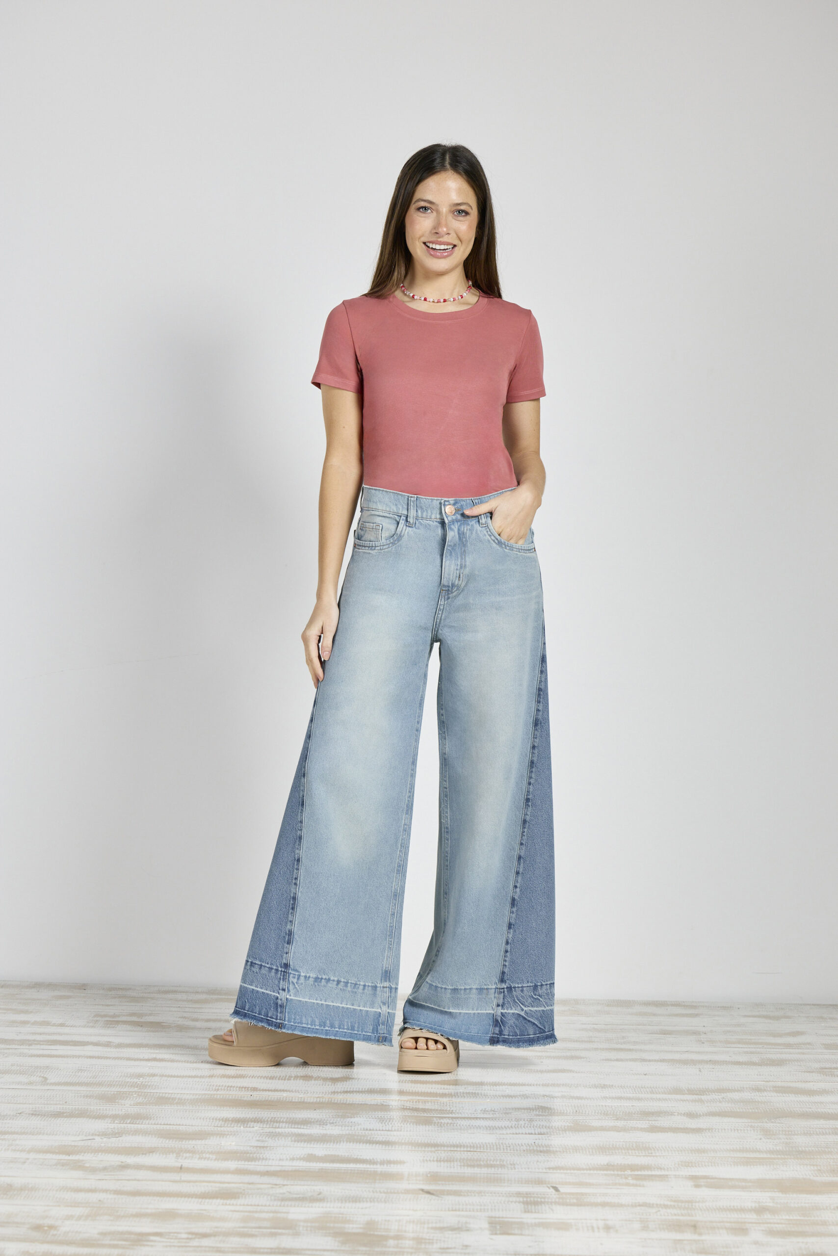 ART. 439 | MAXI BAGGY MATIZADO COMBINADO BOTA DEFLECADA RÍGIDO