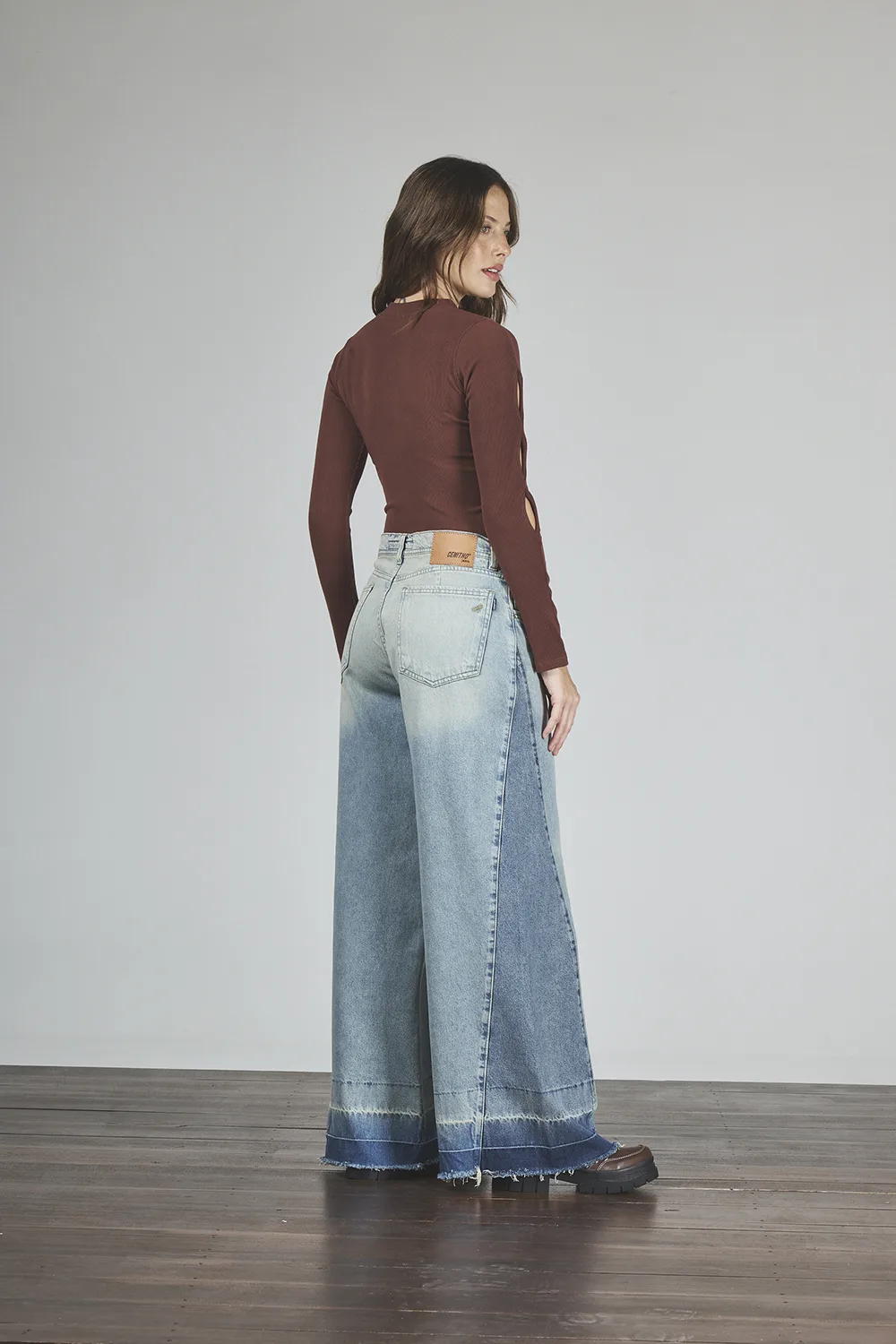 Alternative view of ART. 439 | MAXI BAGGY MATIZADO COMBINADO BOTA DEFLECADA RÍGIDO