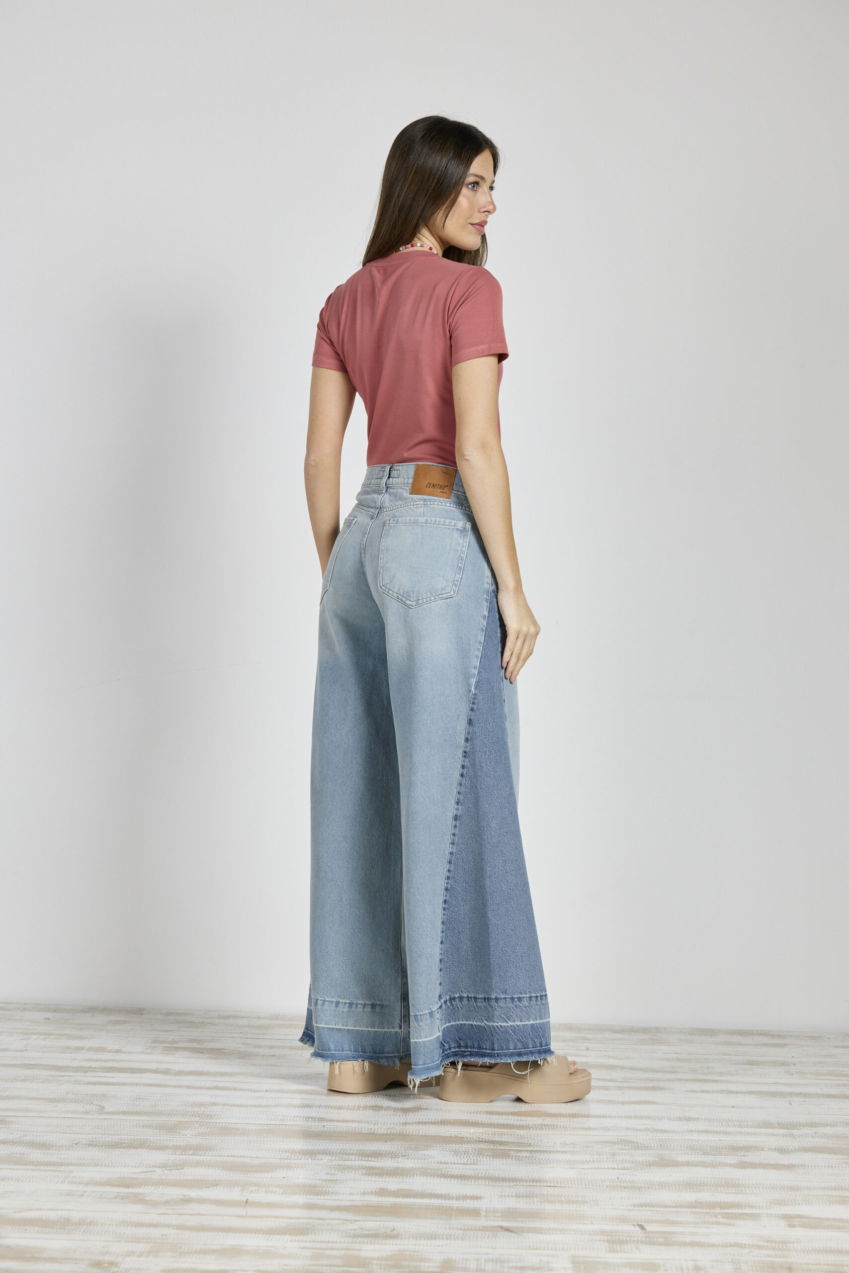 Alternative view of ART. 439 | MAXI BAGGY MATIZADO COMBINADO BOTA DEFLECADA RÍGIDO