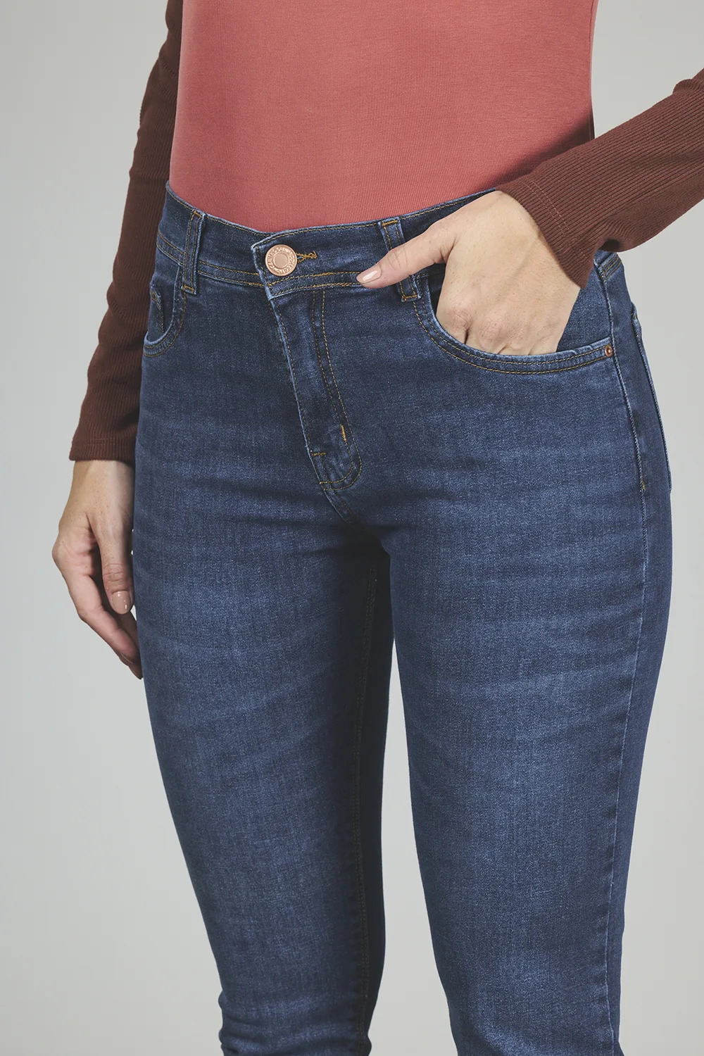 ART. 452 | CHUPÍN AZUL CLÁSICO BOTA DOBLES ELASTIZADO - Imagen 3