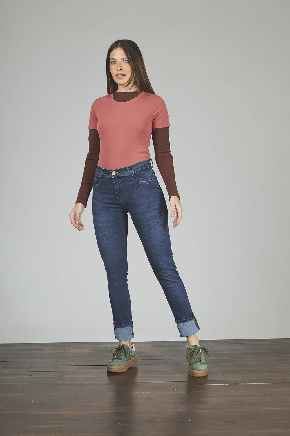 ART. 452 | CHUPÍN AZUL CLÁSICO BOTA DOBLES ELASTIZADO - Imagen 4