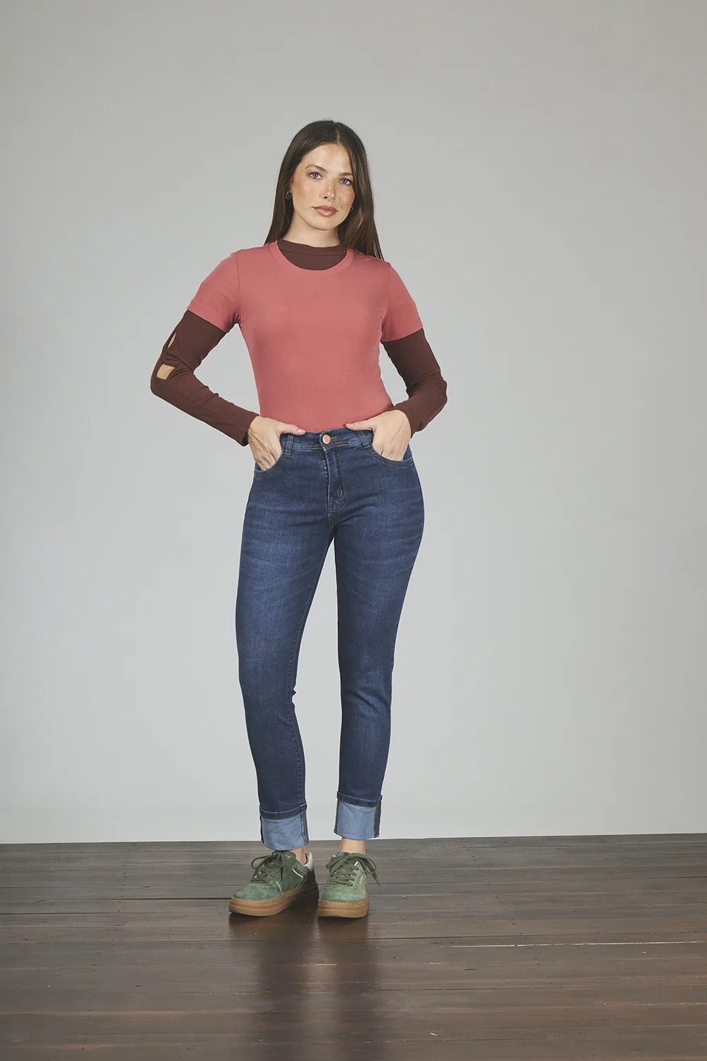 ART. 452 | CHUPÍN AZUL CLÁSICO BOTA DOBLES ELASTIZADO - Imagen 6