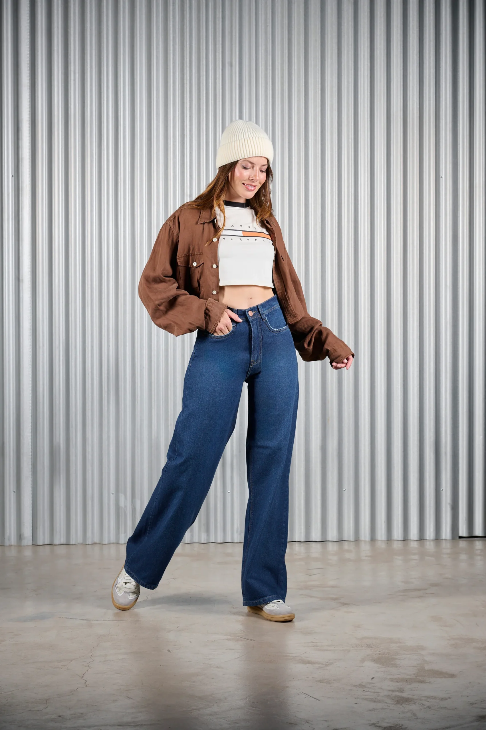 ART. 481 | WIDE LEG CLASICO AZUL RIGIDO - Imagen 3