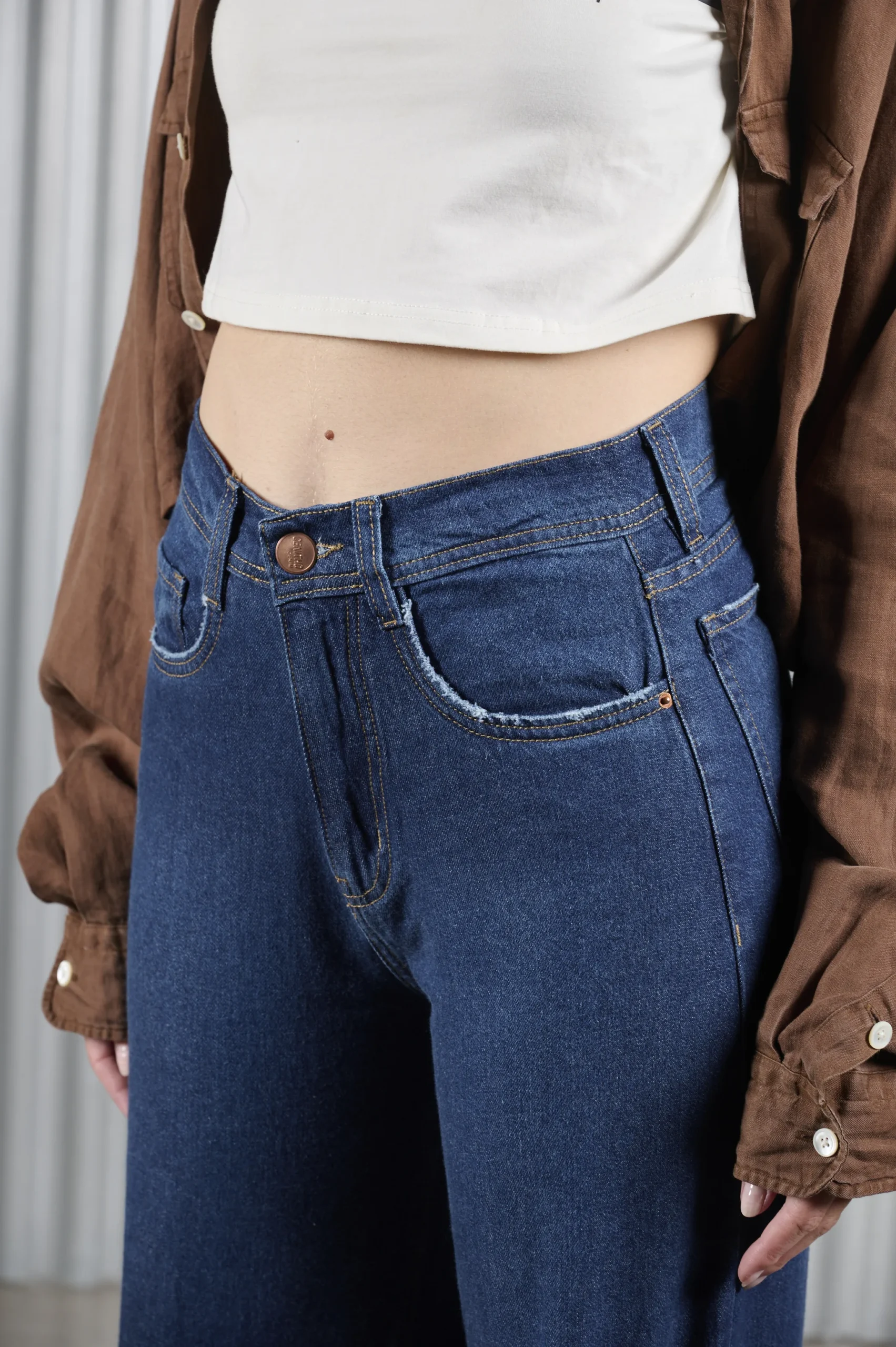 ART. 481 | WIDE LEG CLASICO AZUL RIGIDO - Imagen 5