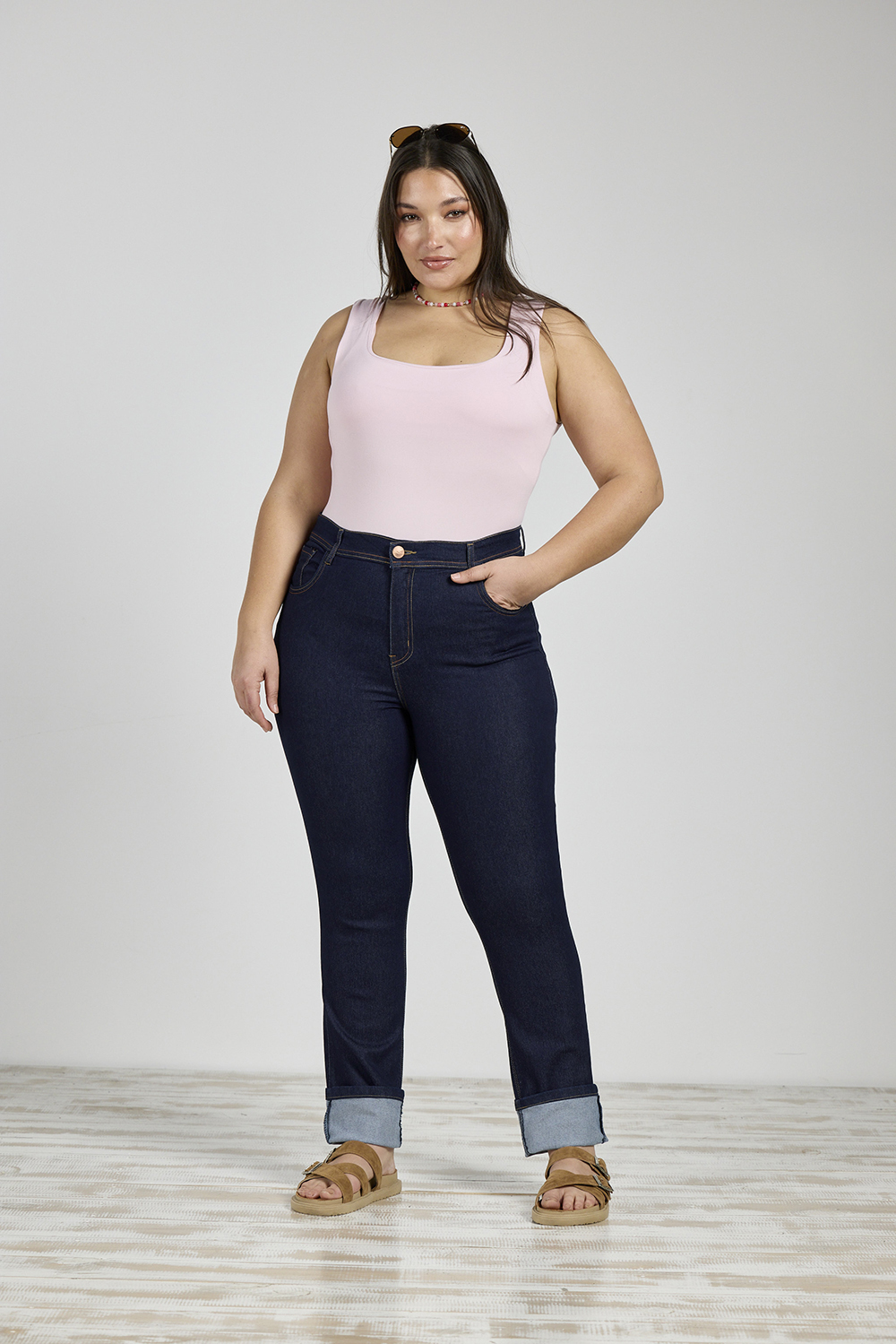 ART. 702 | CLÁSICO AZUL CHAPITA ELASTIZADO