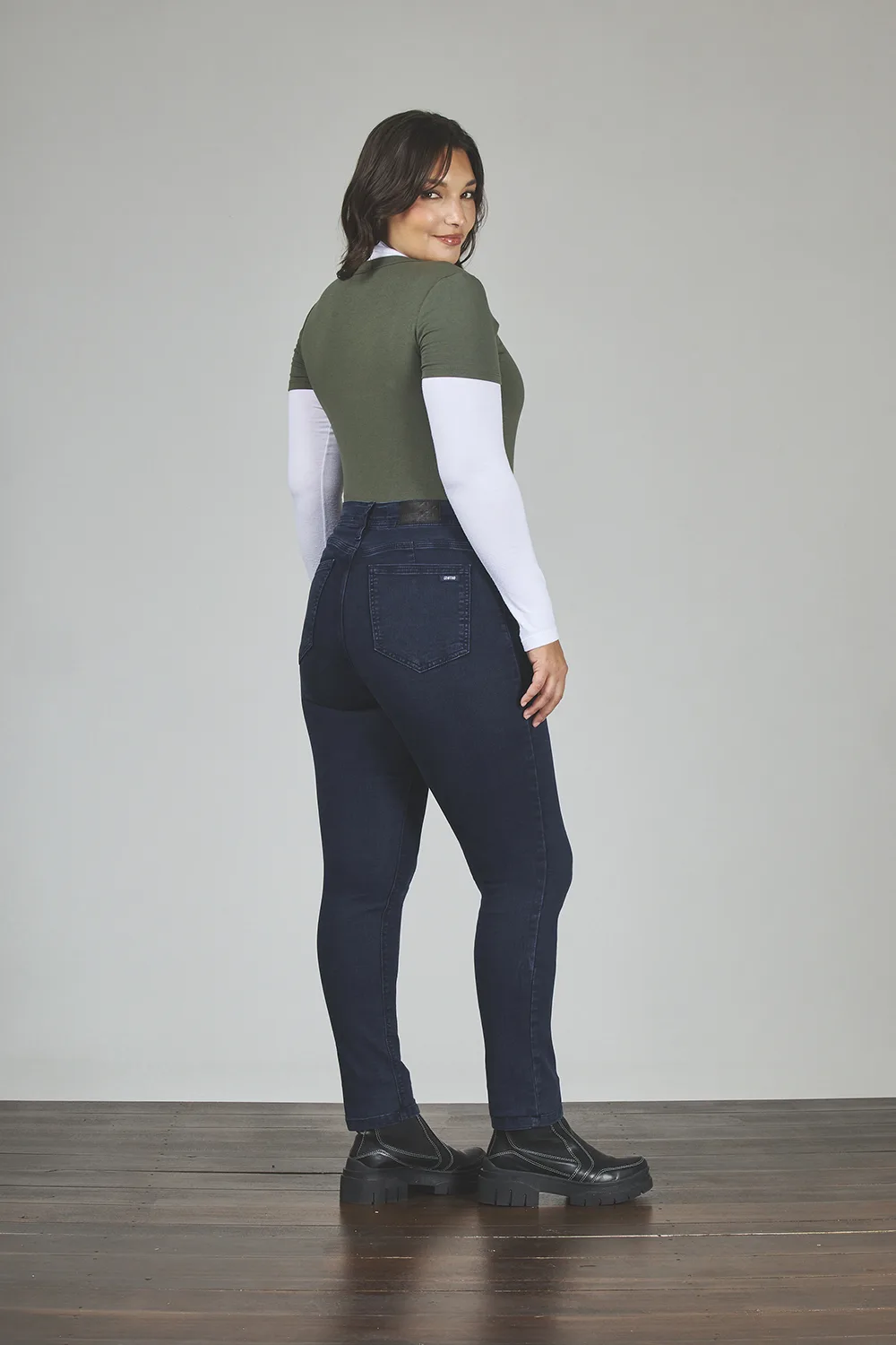 Alternative view of ART. 705 | AZUL MARINO ELASTIZADO