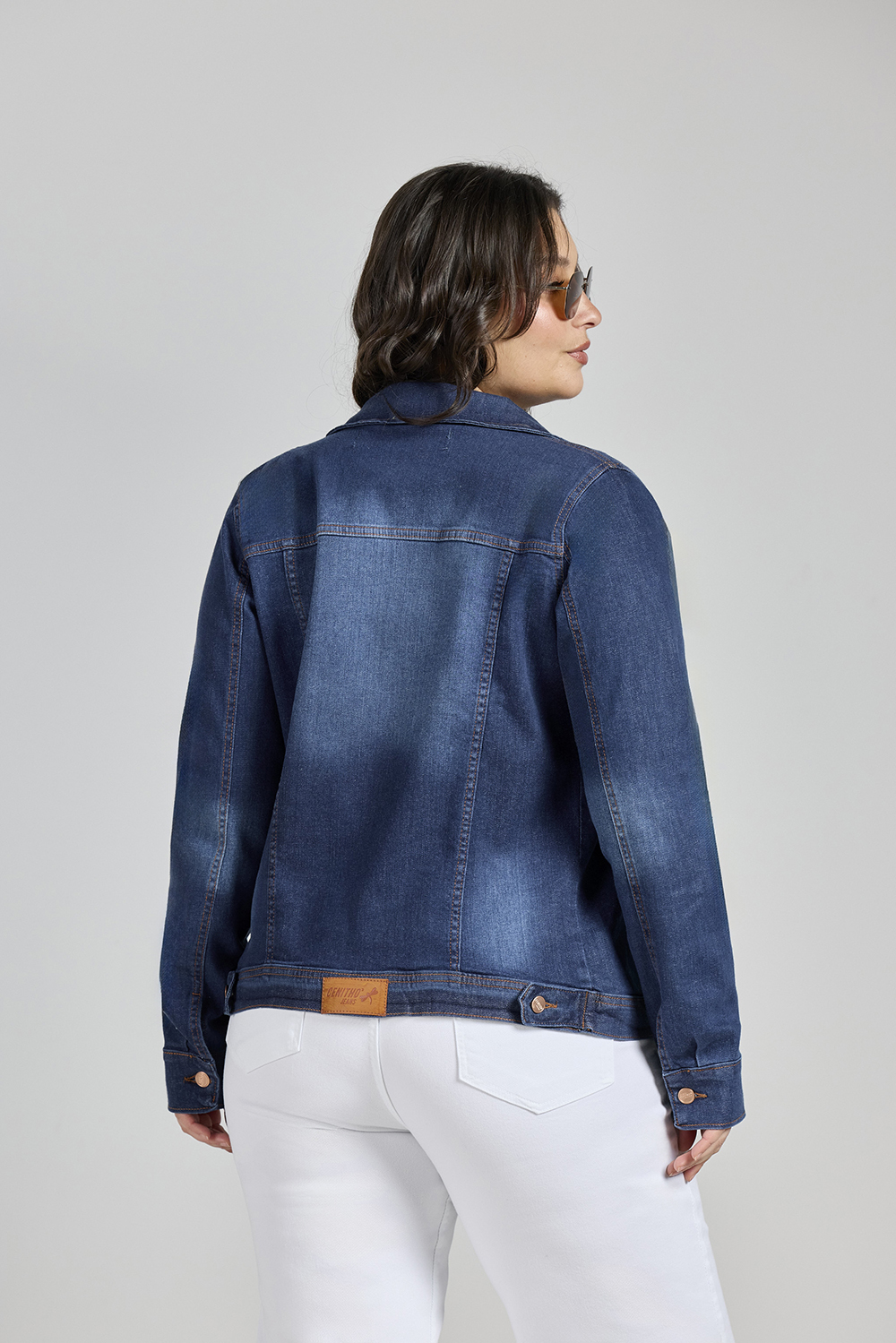 Alternative view of ART. 737 | CAMPERA CLÁSICA AZUL ELASTIZADO