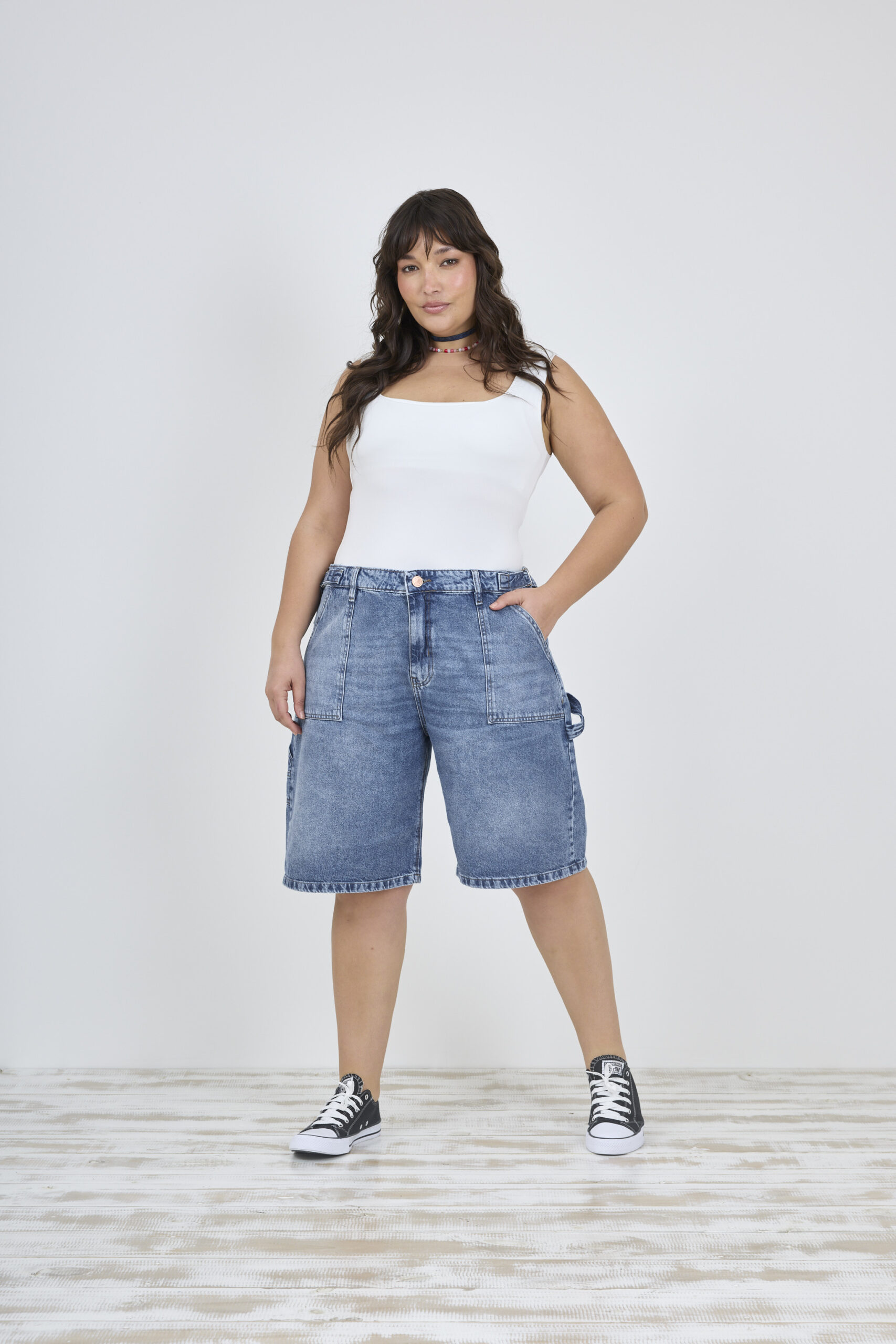 ART. M-569 | BERMUDA BAGGY STONE CON HEBILLA RÍGIDO