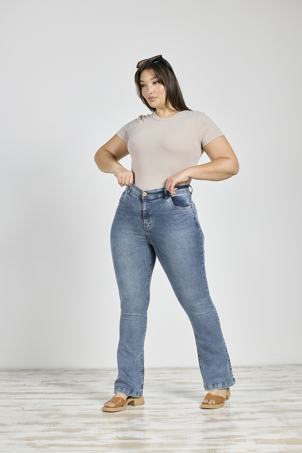 ART. 783 | SEMI OXFORD NEVADO CLÁSICO ELASTIZADO