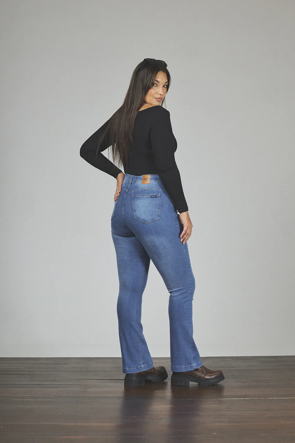 Alternative view of ART. 789 | SEMI OXFORD STONE BIGOTE ELASTIZADO