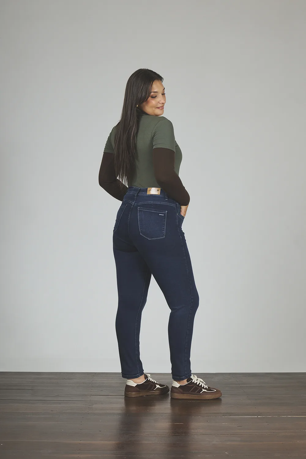 Alternative view of ART. 826 | AZUL LOCALIZADO HILO CONTRA TONO ELASTIZADO