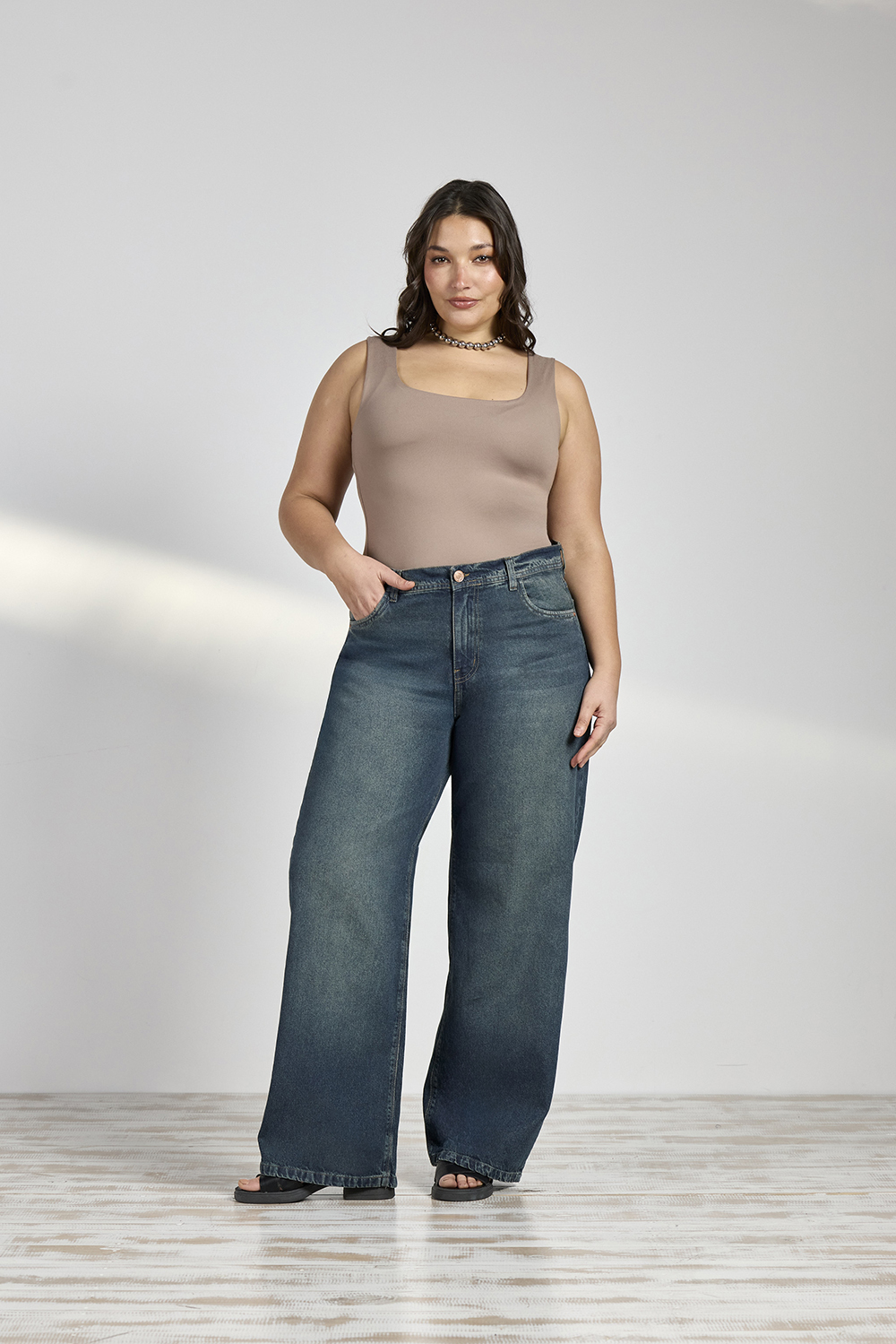 ART. 829 | WIDE LEG CLÁSICO VINTAGE ÓXIDO RÍGIDO