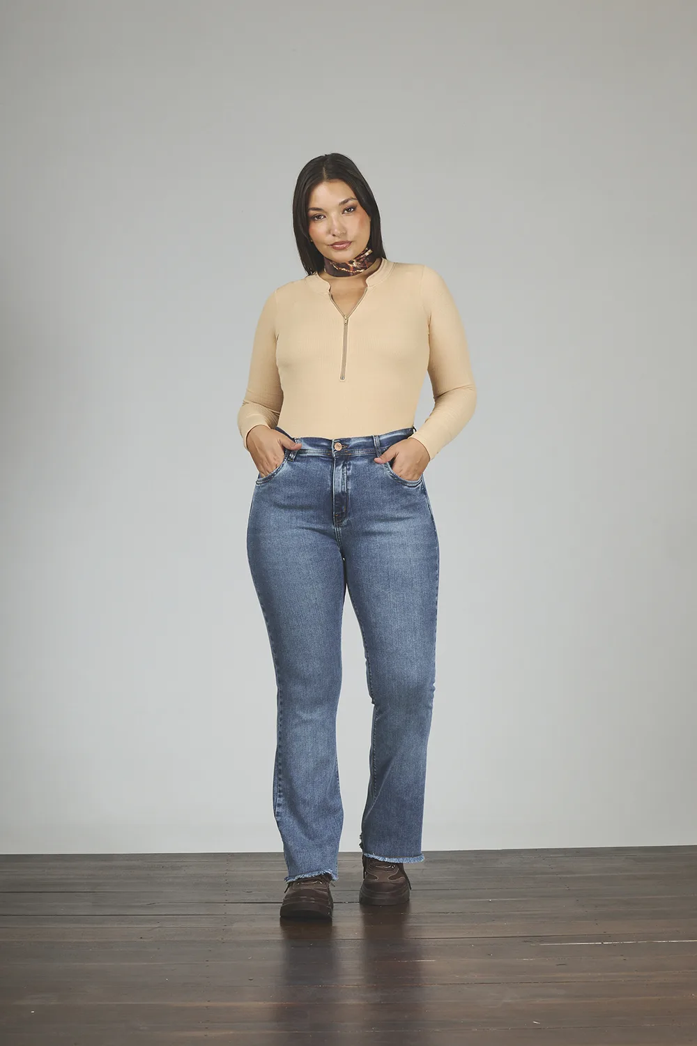 ART. 833 | SEMI OXFORD STONE BOTA DEFLECADO ELASTIZADO