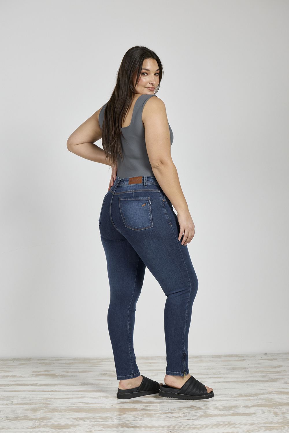 Alternative view of ART. 840 | GISEL AZUL CIERRE EN BOTA ELASTIZADO